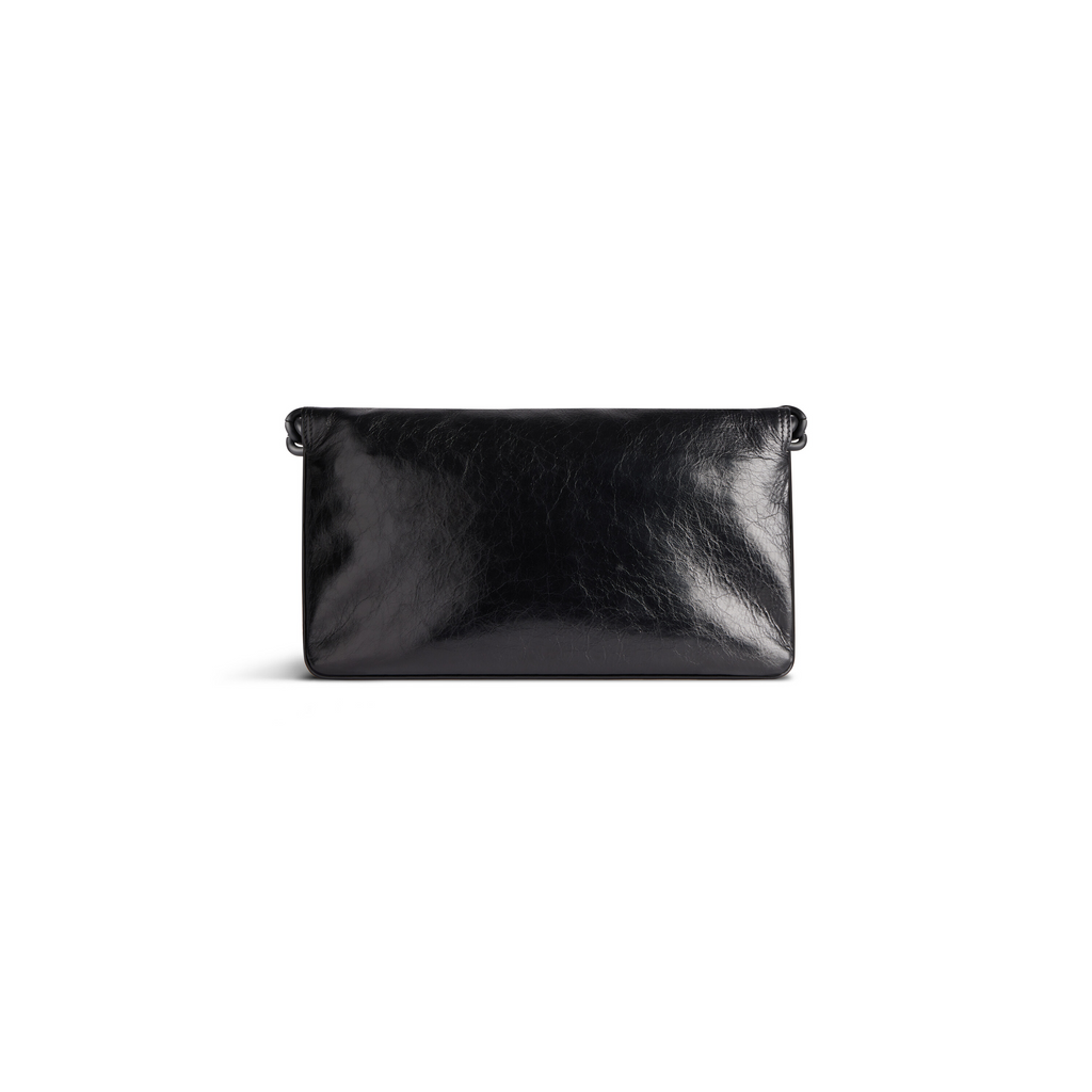 Bb Soft Medium Flap Bag in Black Balenciaga