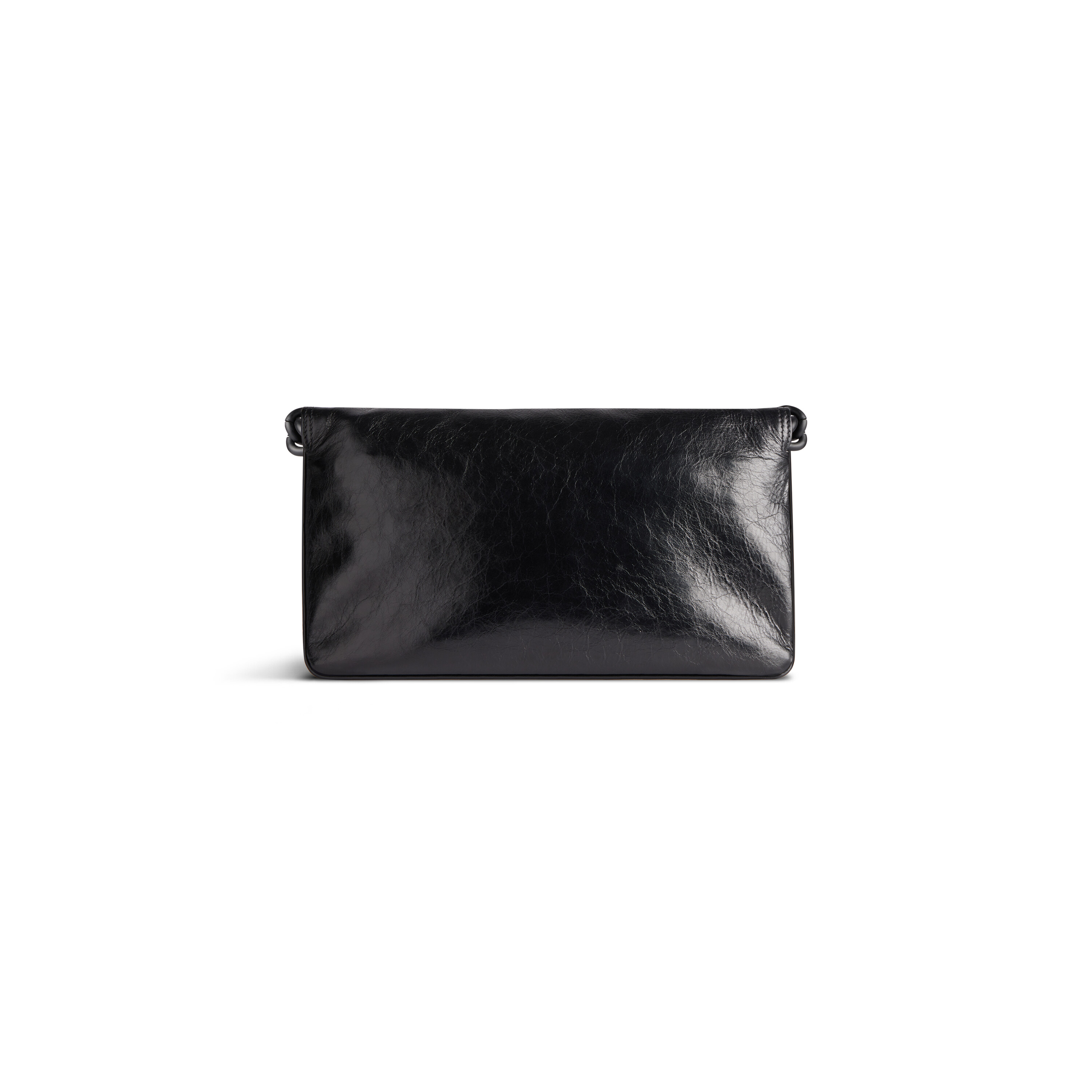 Bb Soft Medium Flap Bag in Black Balenciaga