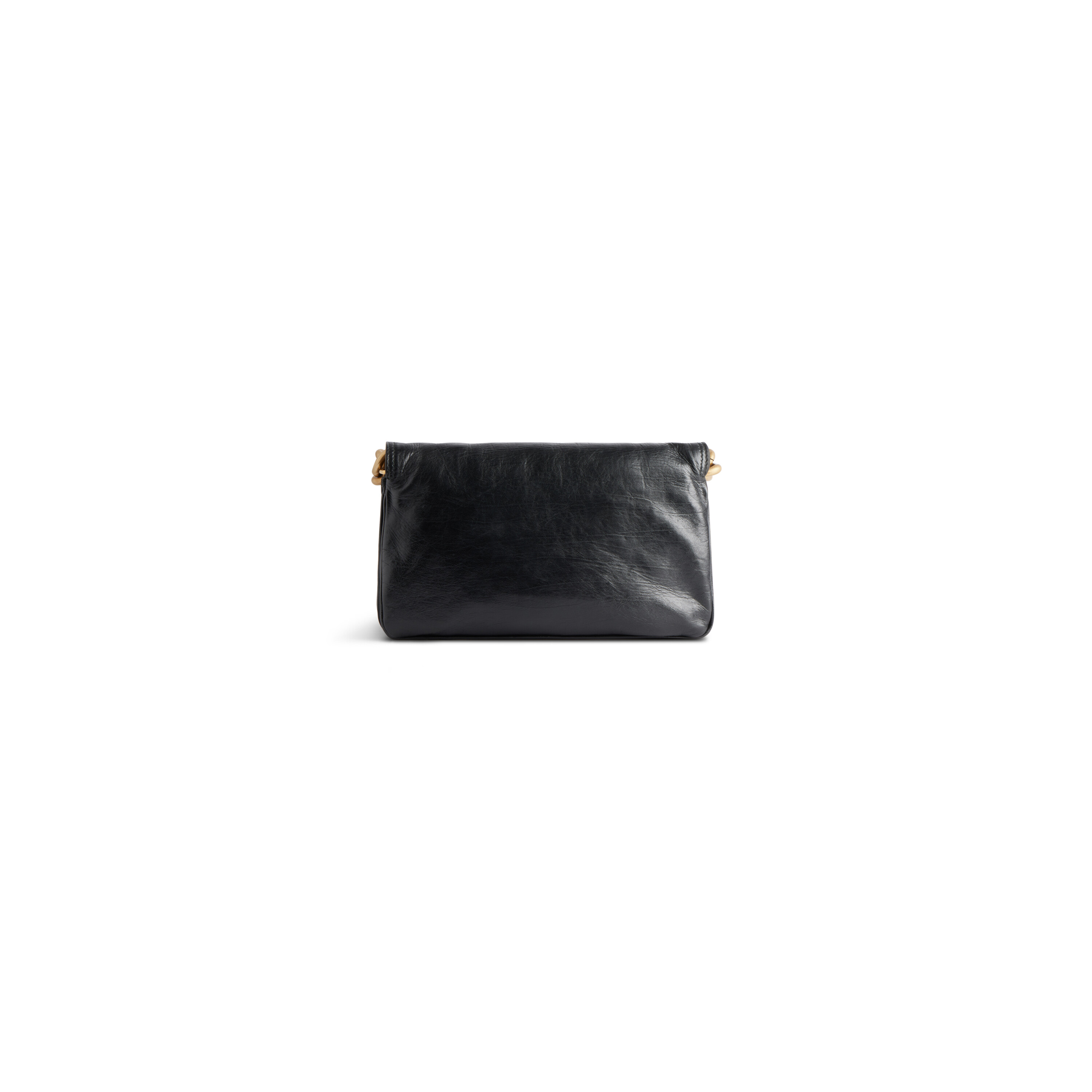 Bb Soft Small Flap Bag in Black Balenciaga