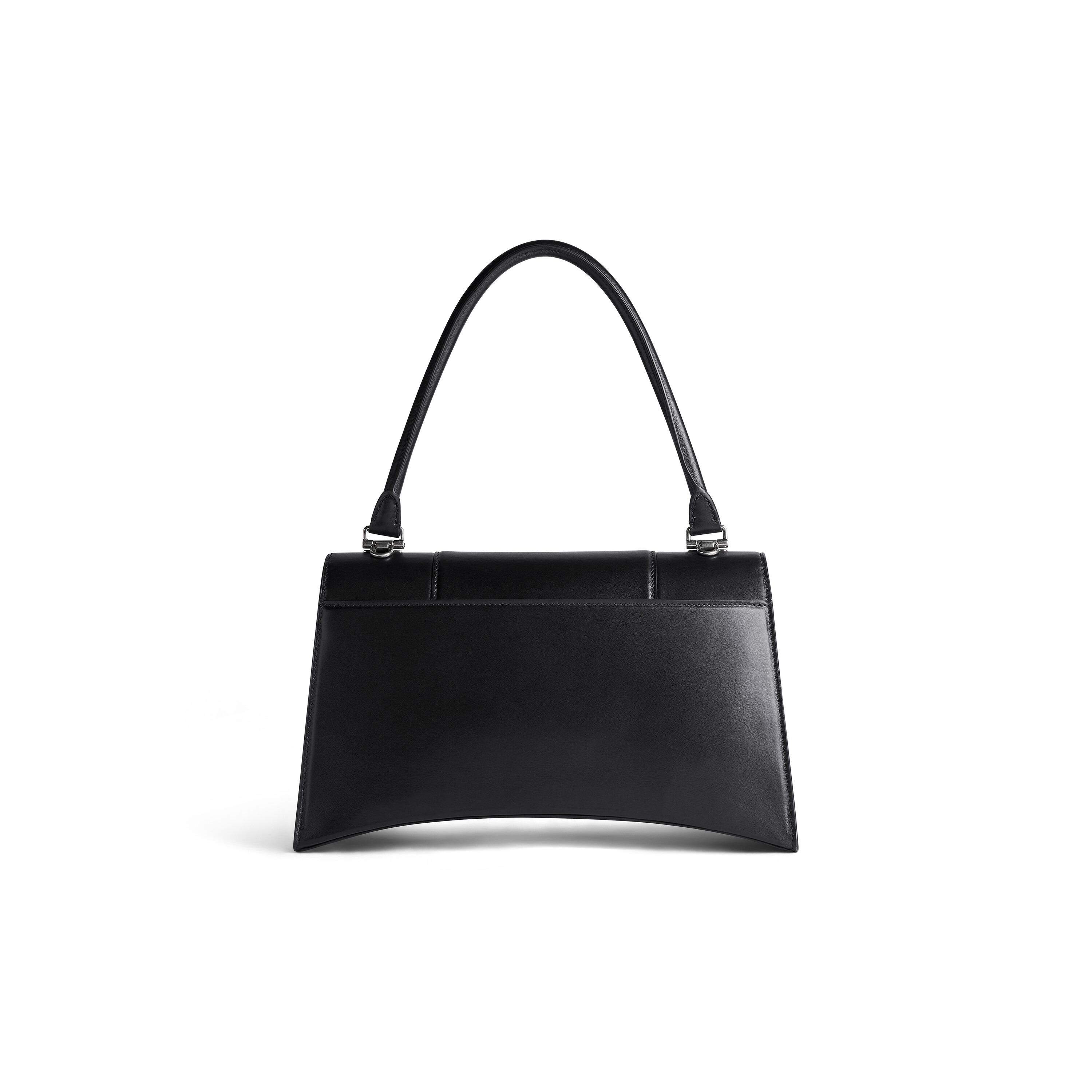 Hourglass Hinge Medium Handbag in Black Balenciaga