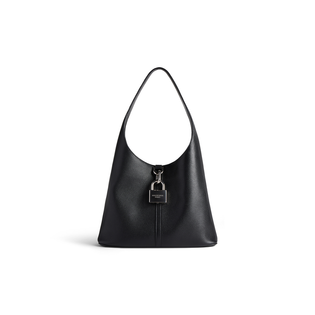 Womens Locker Medium North-south Hobo Bag in Black Balenciaga