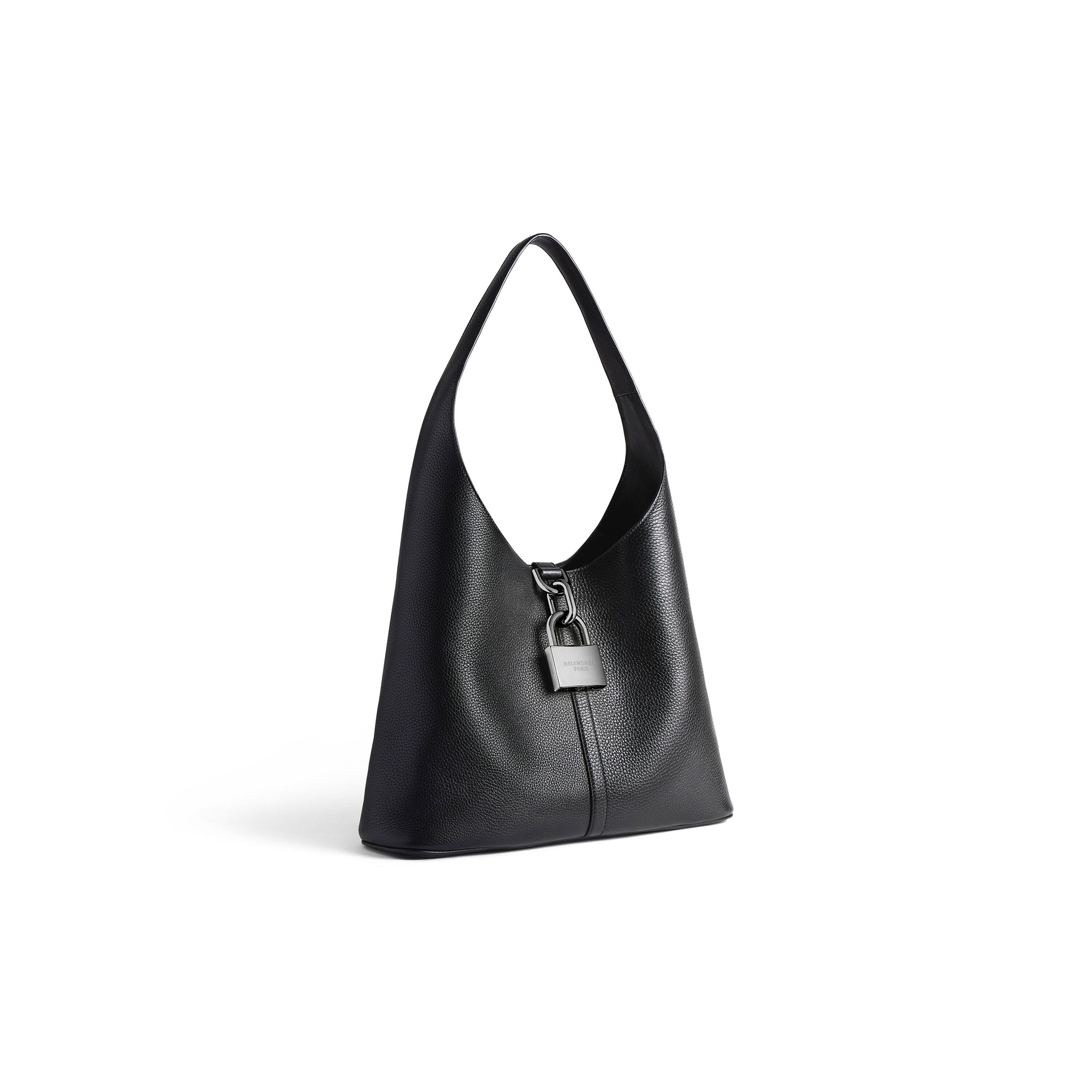 Womens Locker Medium North-south Hobo Bag in Black Balenciaga