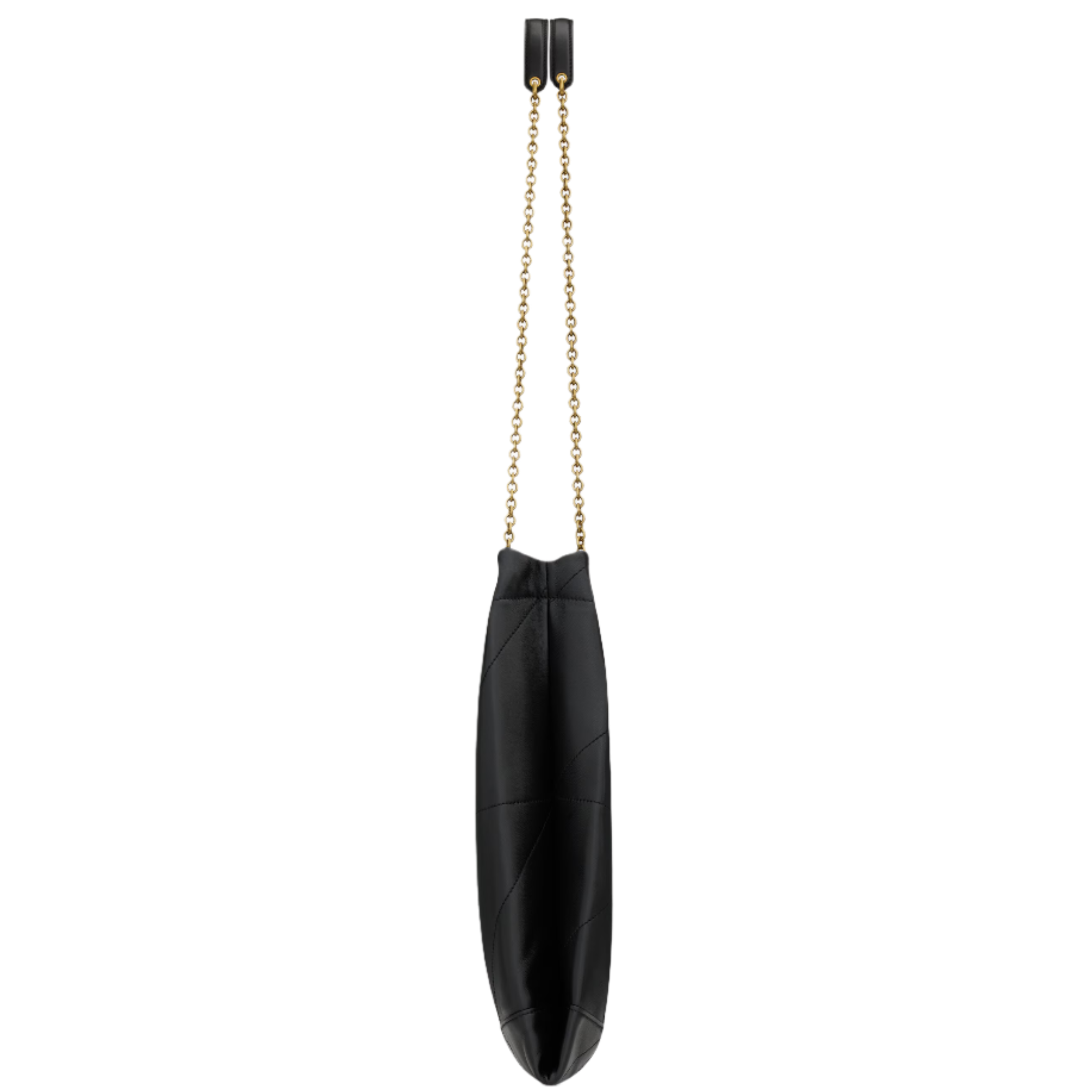 SAINT LAURENT YSL JAMIE 4 3 POCHON IN LAMBSKIN ARMY BLACK