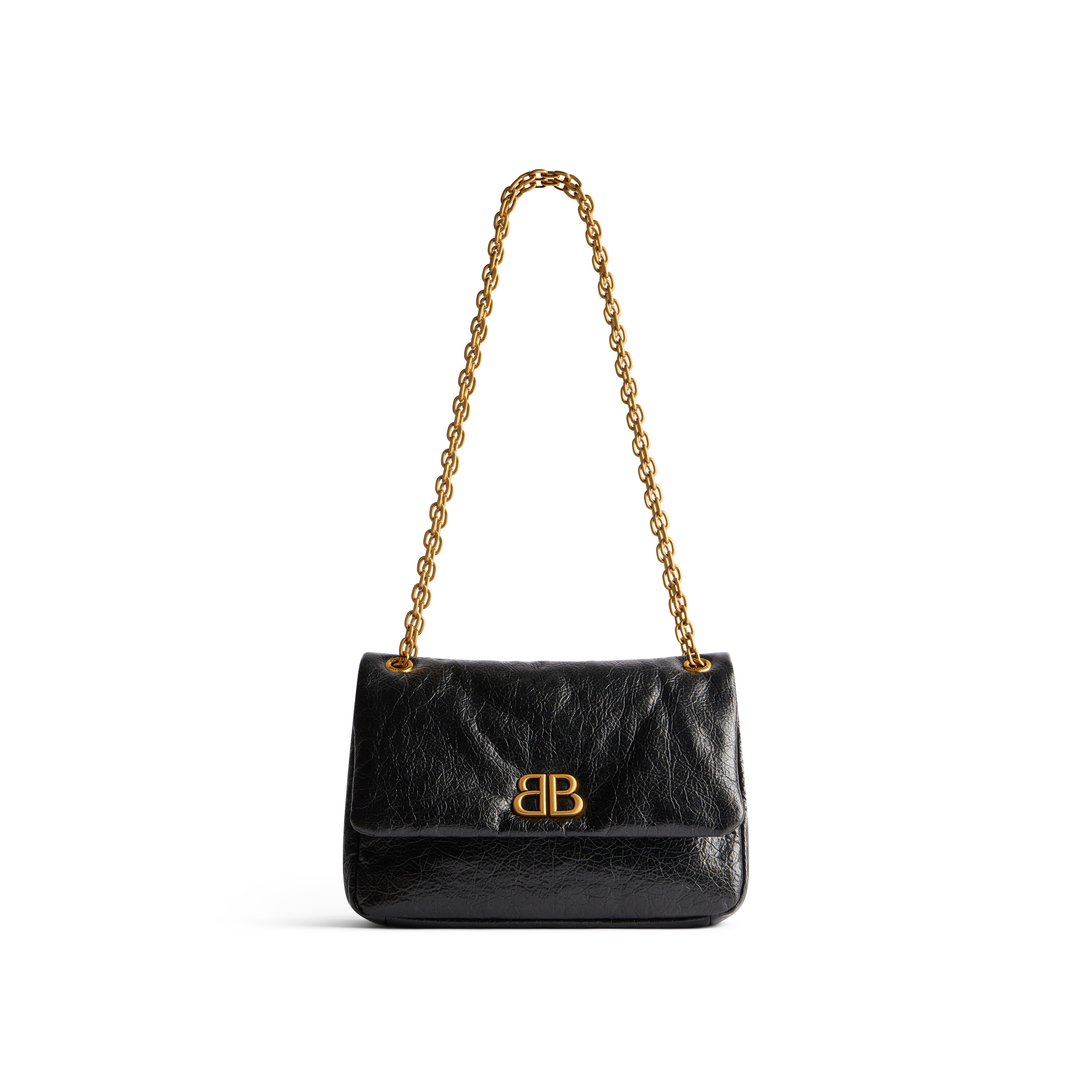 Womens Monaco Mini Bag in Black Balenciaga