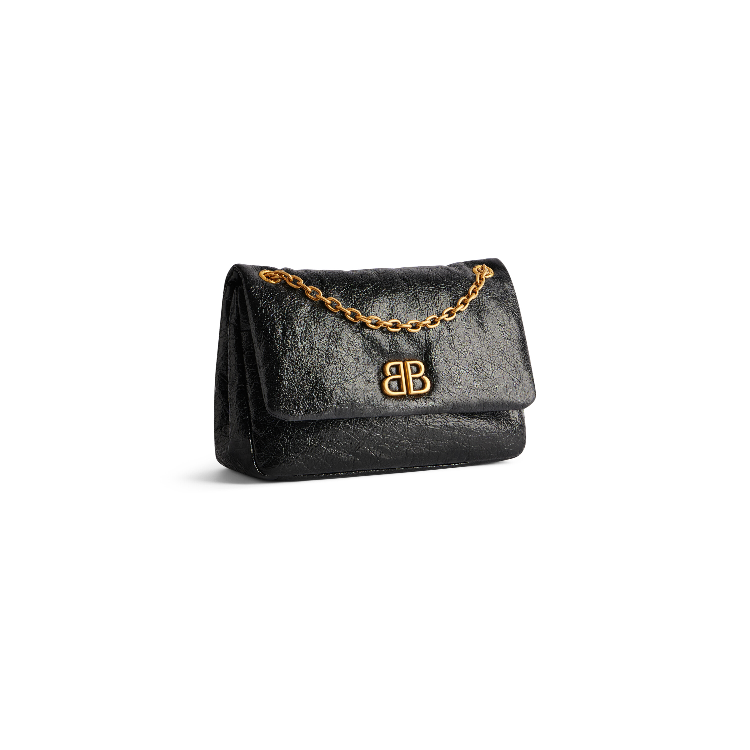 Womens Monaco Mini Bag in Black Balenciaga