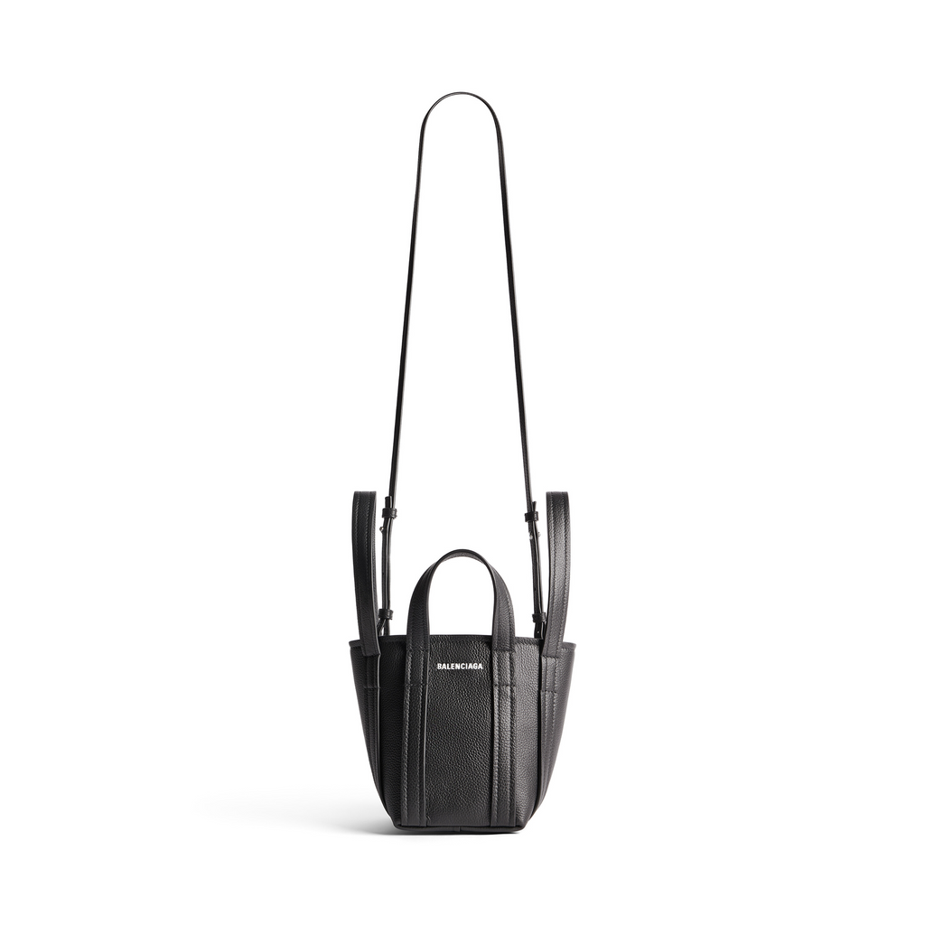 Everyday Mini Shoulder Tote Bag in Greige Balenciaga