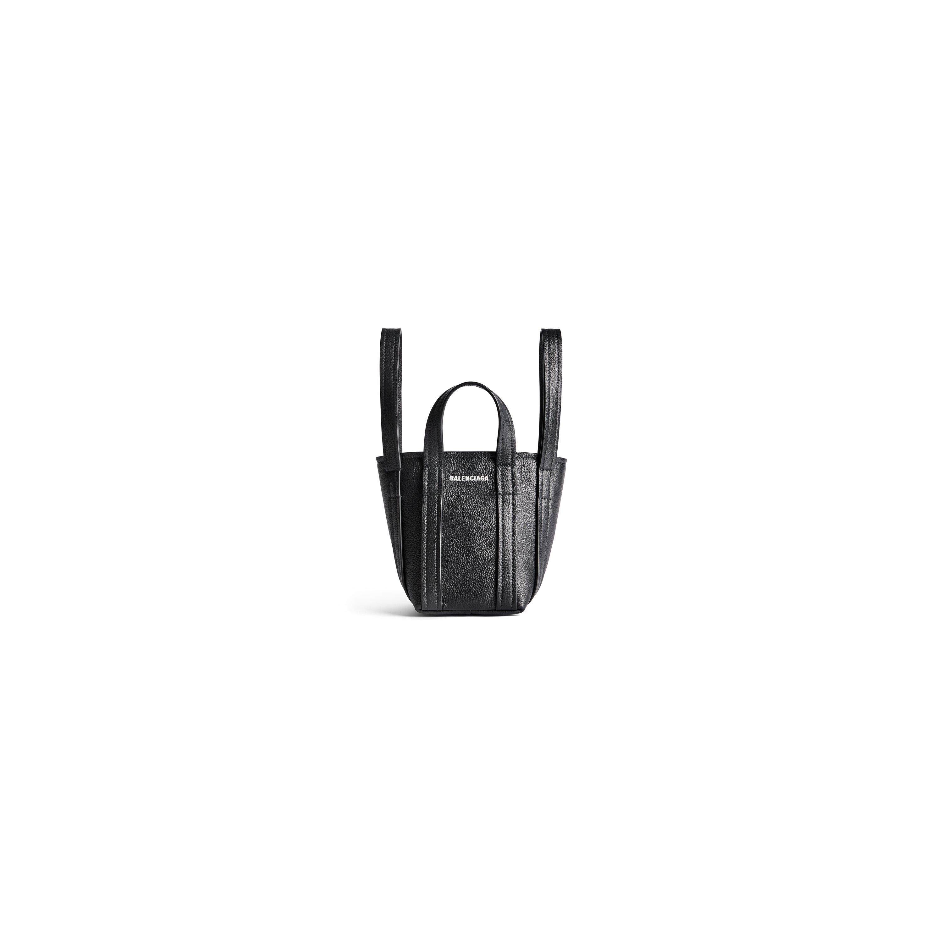 Everyday Mini Shoulder Tote Bag in Greige Balenciaga