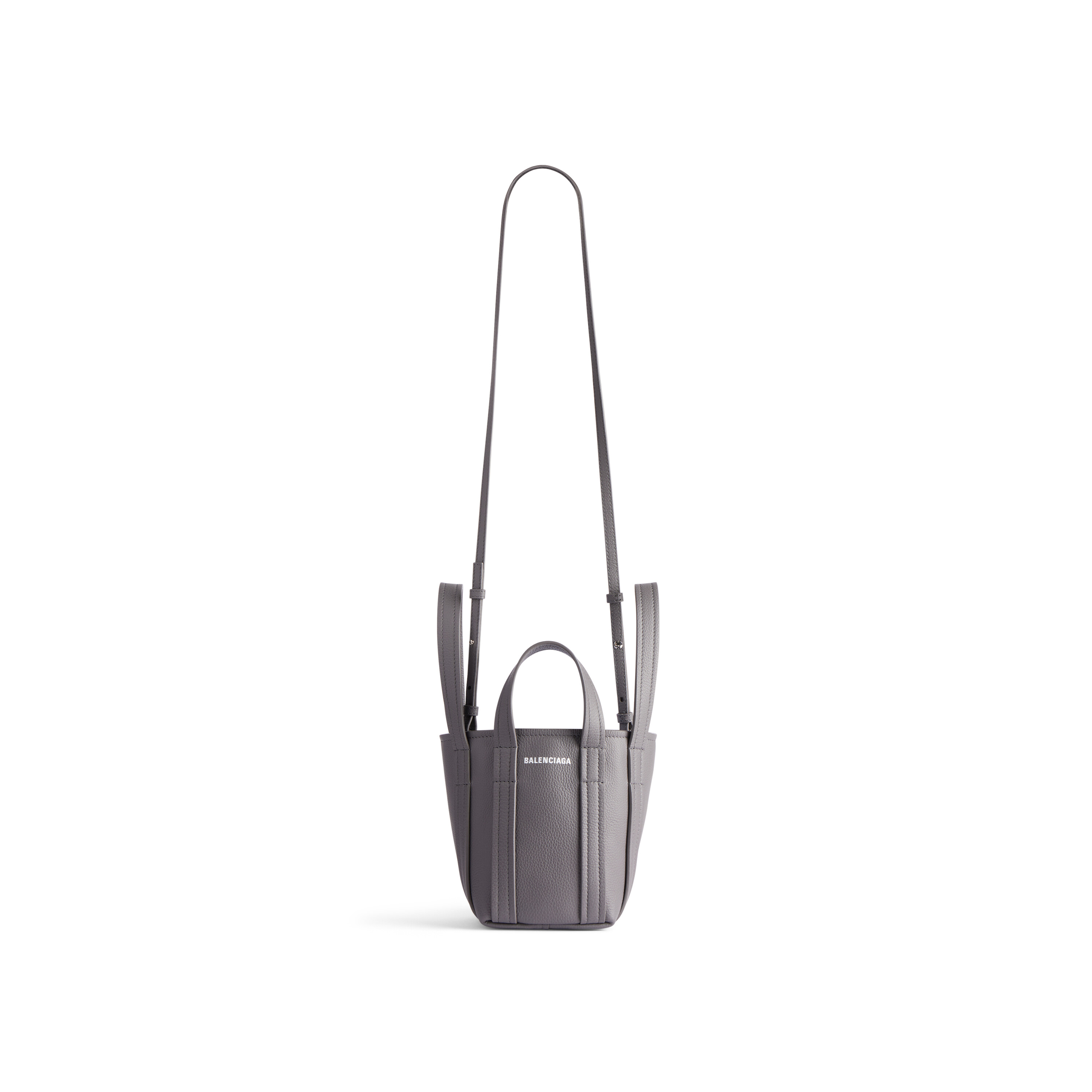 Everyday Mini Shoulder Tote Bag in Greige Balenciaga