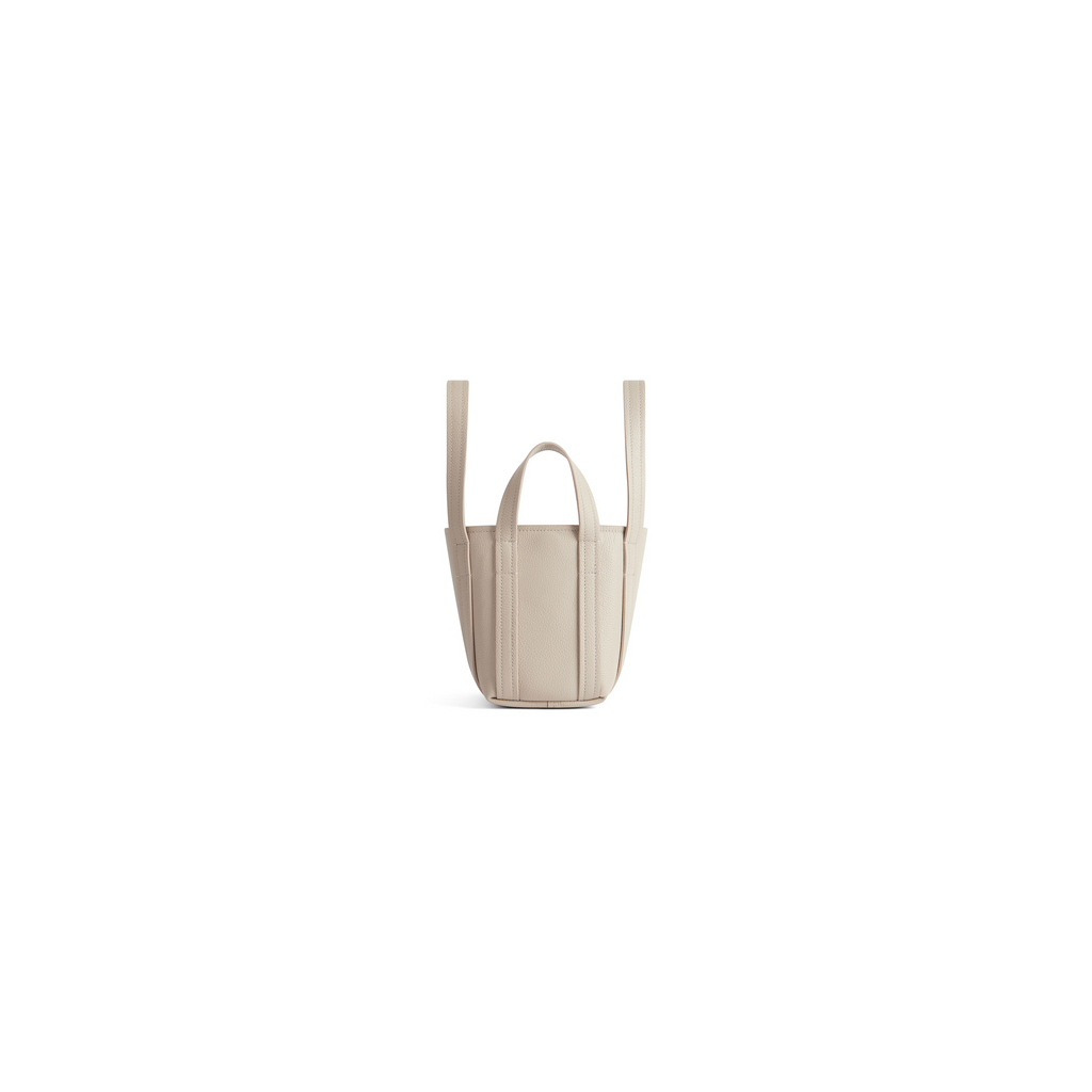 Everyday Mini Shoulder Tote Bag in Greige Balenciaga