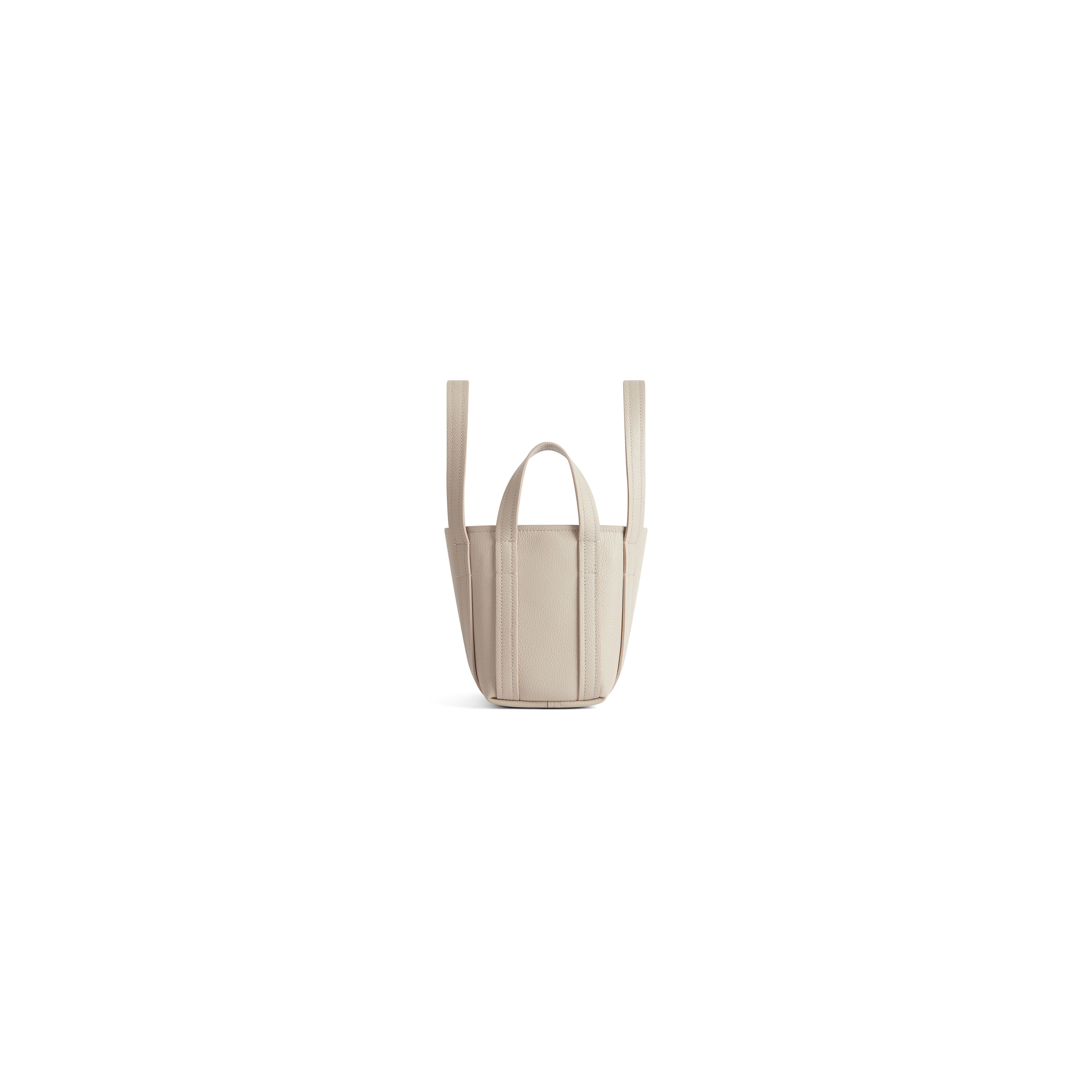 Everyday Mini Shoulder Tote Bag in Greige Balenciaga