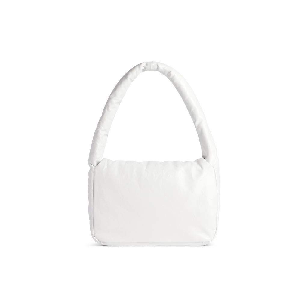 Monaco Small Sling Bag in White Balenciaga