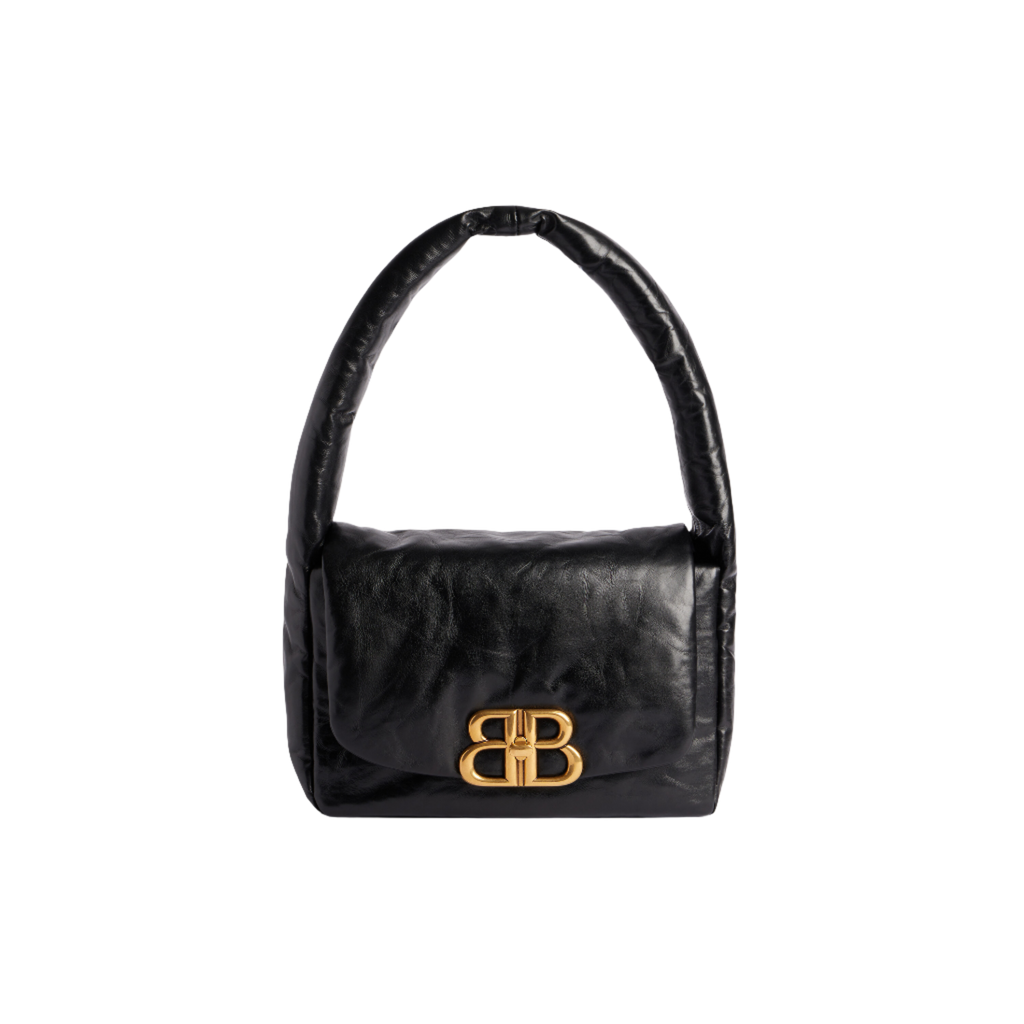 Monaco Small Sling Bag in Black Balenciaga