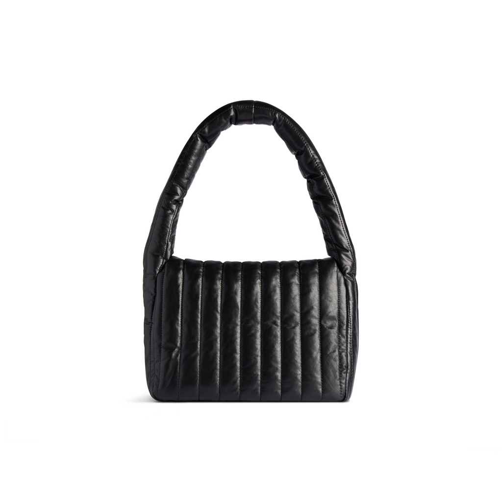 Monaco Small Sling Bag Quilted in Black Balenciaga