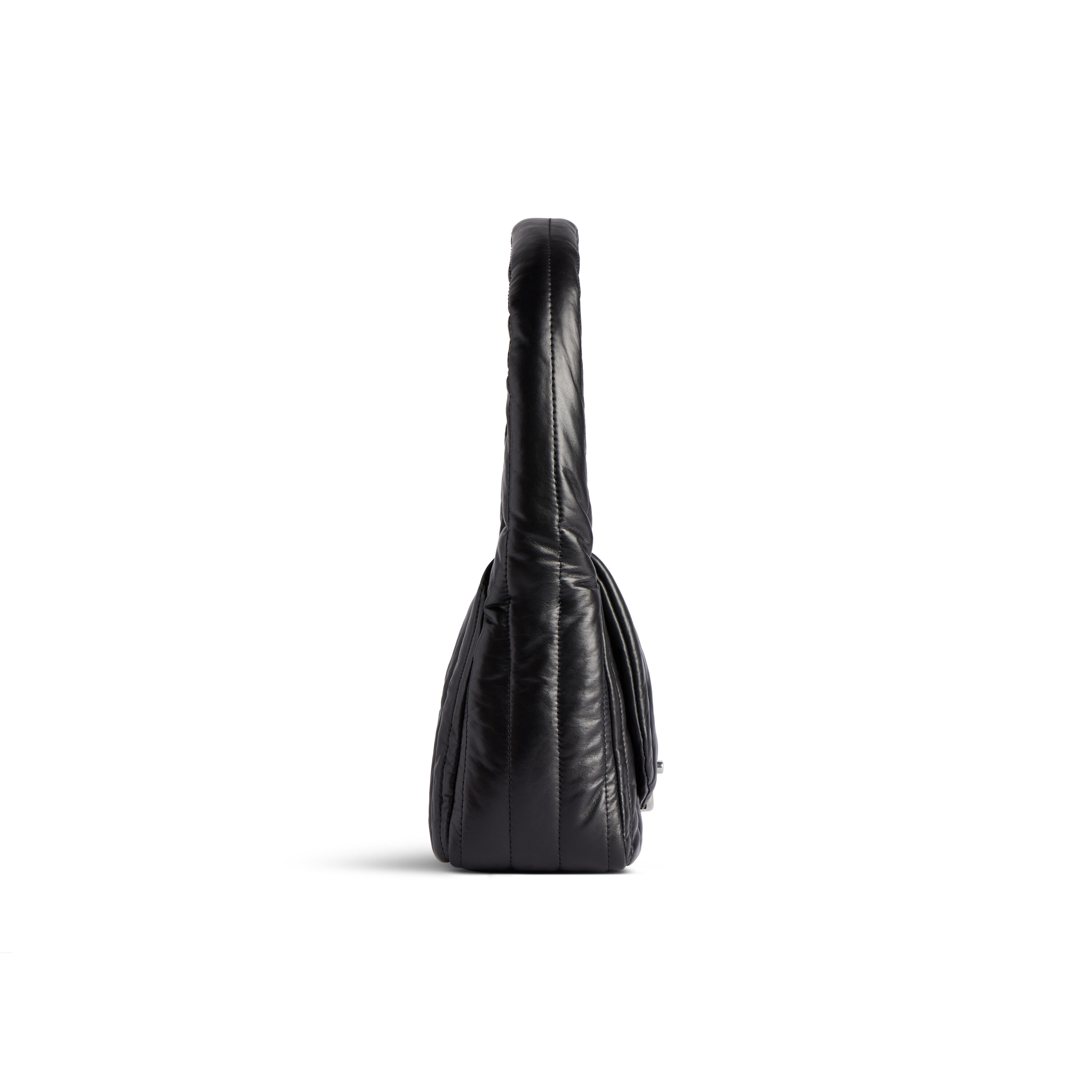 Monaco Small Sling Bag Quilted in Black Balenciaga