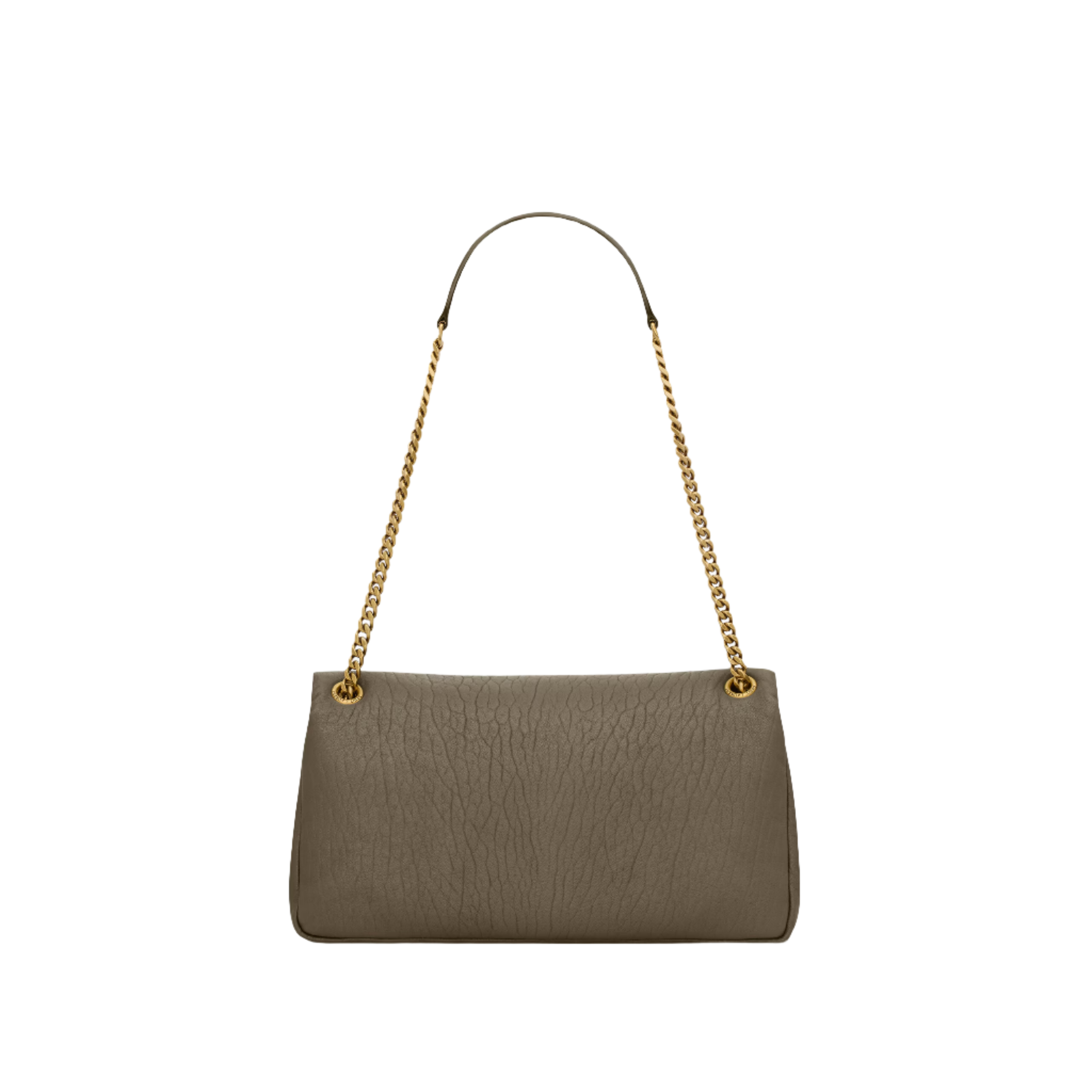 SAINT LAURENT YSL CALYPSO MEDIUM IN GRAINED LAMBSKIN ARMY GREEN