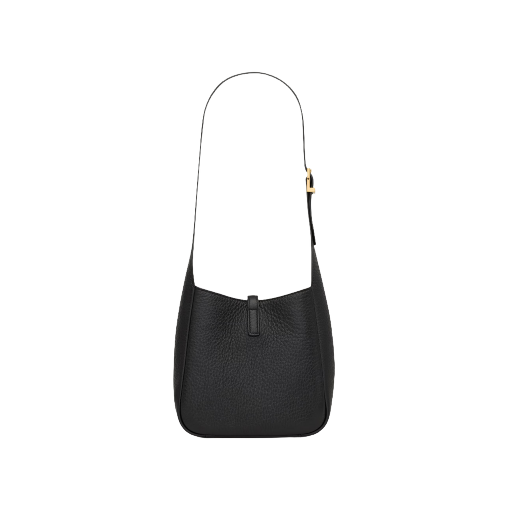 SAINT LAURENT YSL SUPPLE BABY IN GRAINED LEATHER BLACK