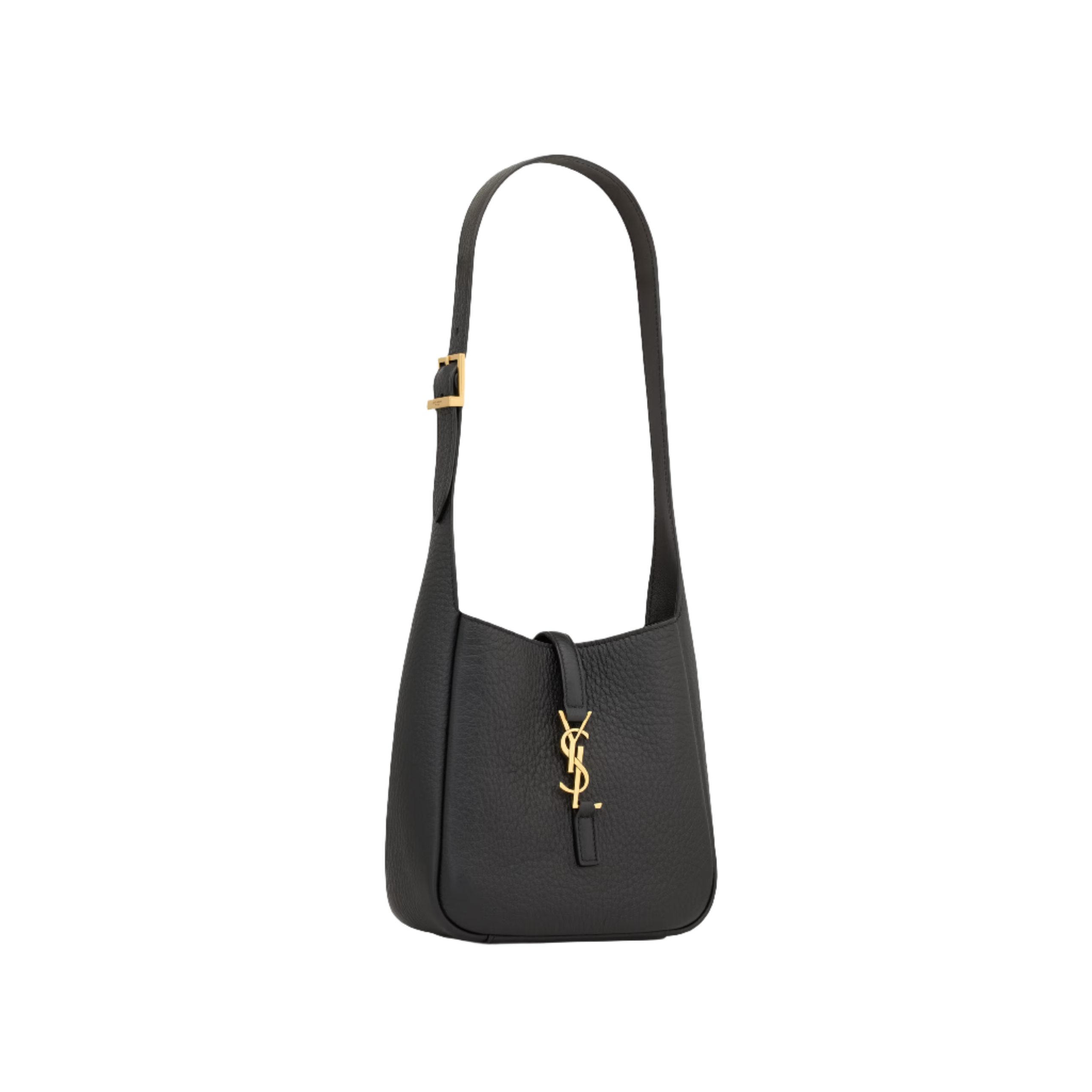 SAINT LAURENT YSL SUPPLE BABY IN GRAINED LEATHER BLACK