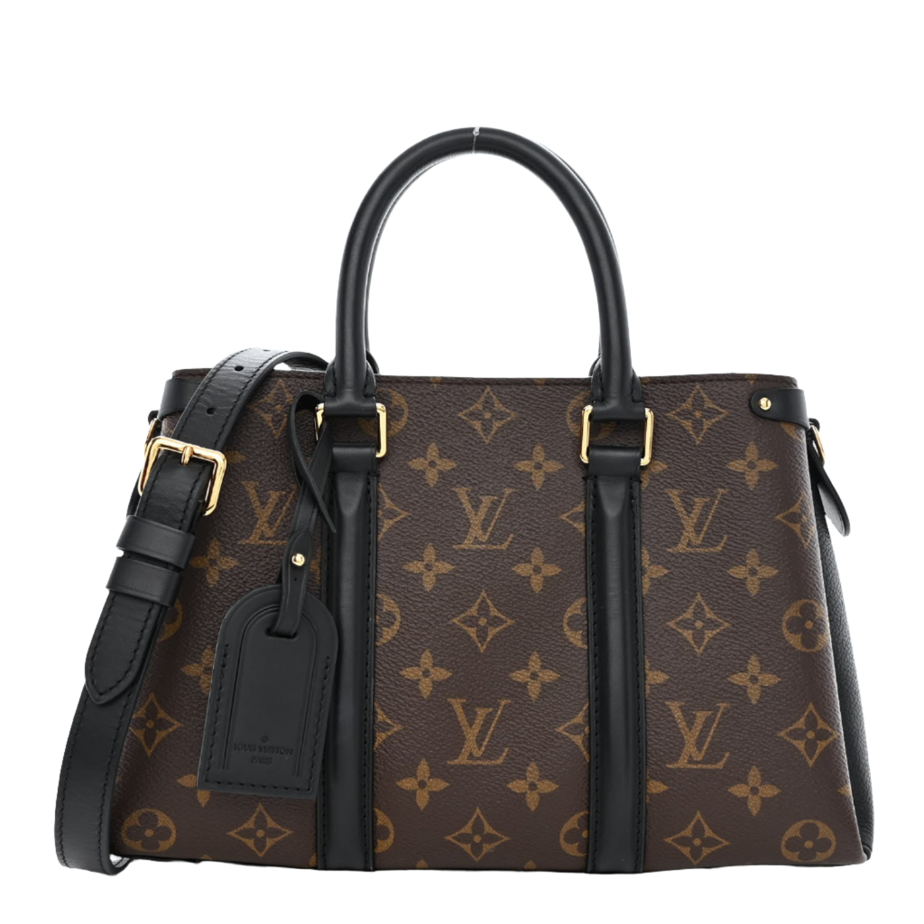 LOUIS VUITTON Monogram Soufflot BB Black