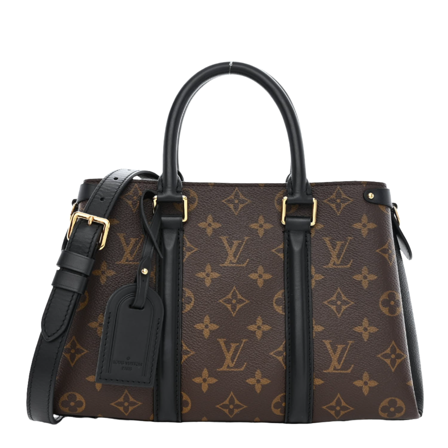 LOUIS VUITTON Monogram Soufflot BB Black