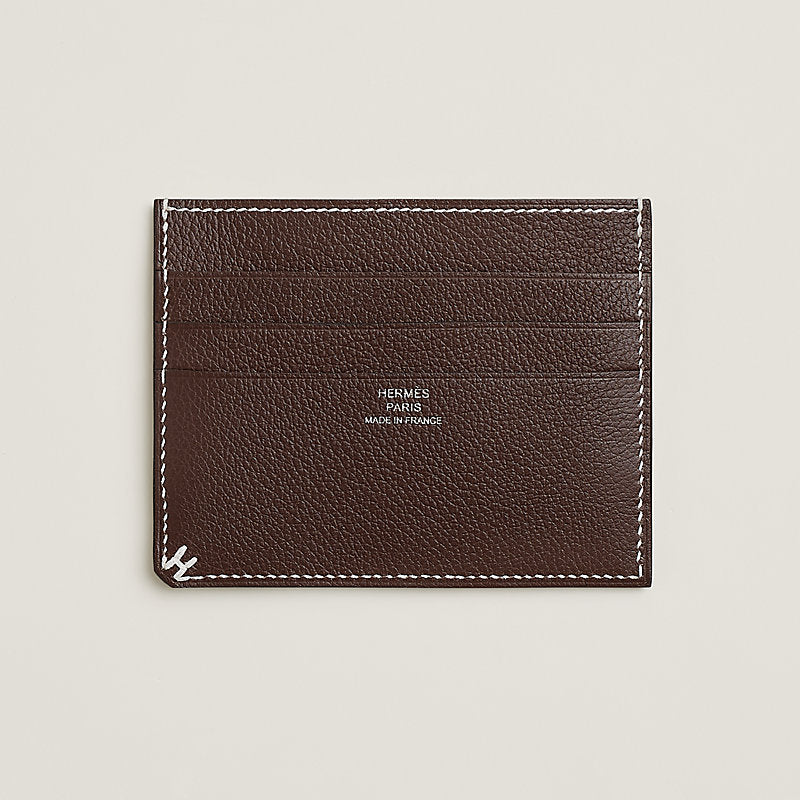 Hermes Sellier card holder Moka