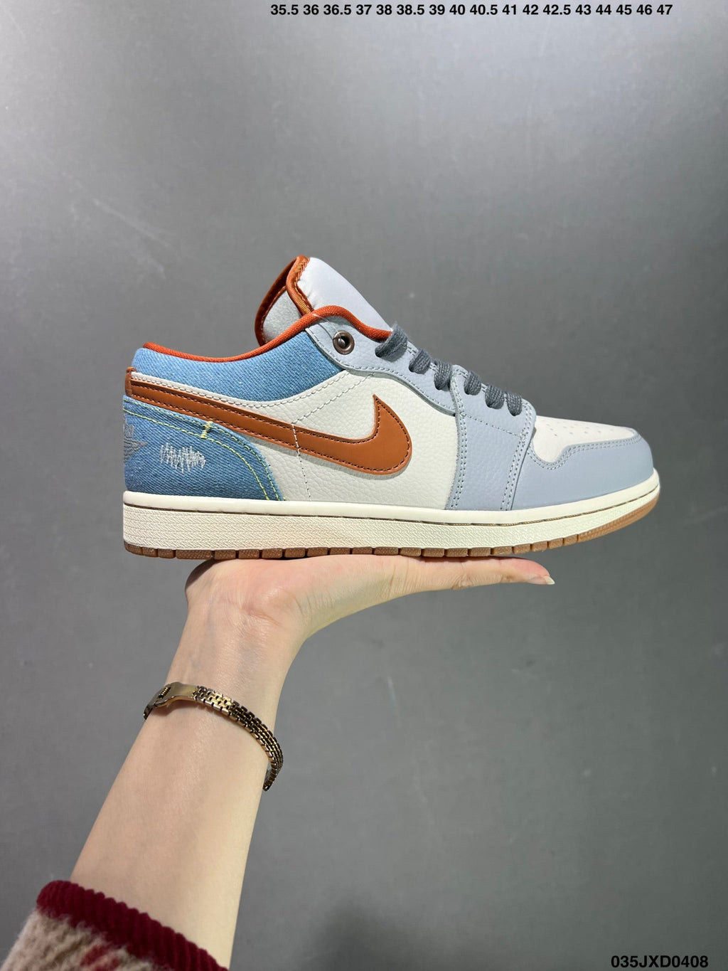 NIKE JORDAN 1 LOW PHANTOM DENIM (W)