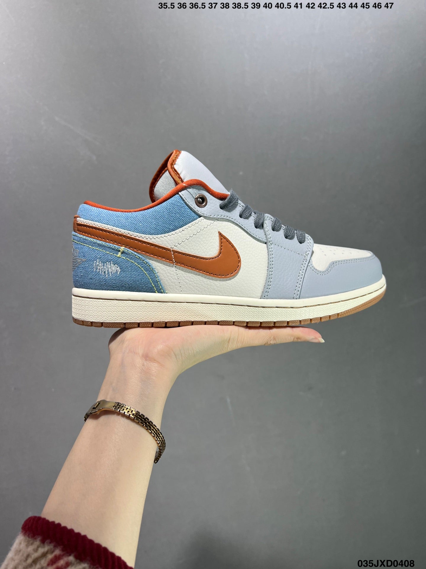 NIKE JORDAN 1 LOW PHANTOM DENIM (W)