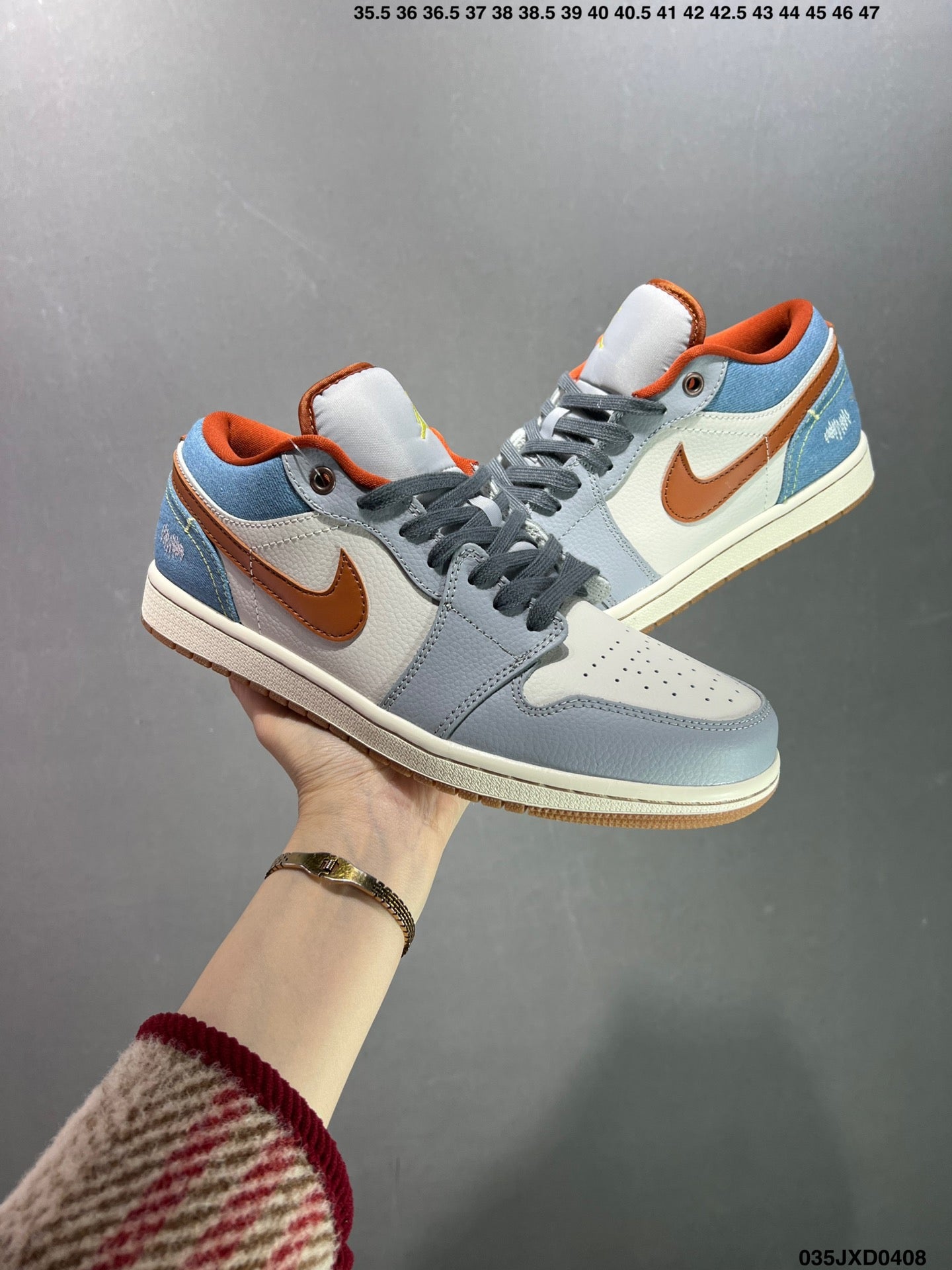 NIKE JORDAN 1 LOW PHANTOM DENIM (W)