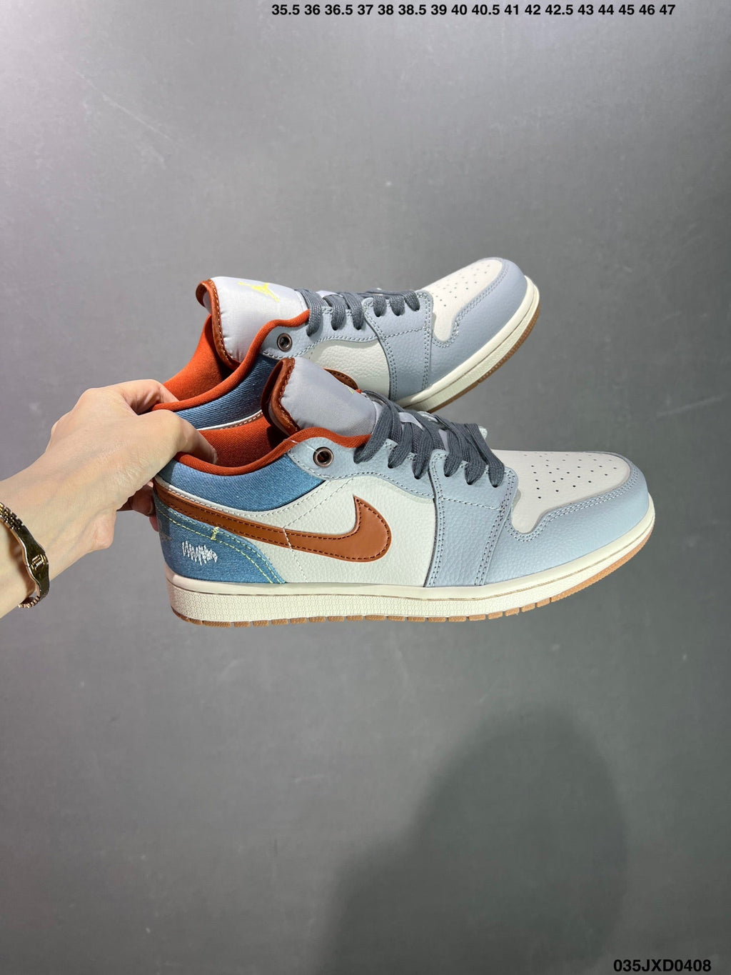 NIKE JORDAN 1 LOW PHANTOM DENIM (W)