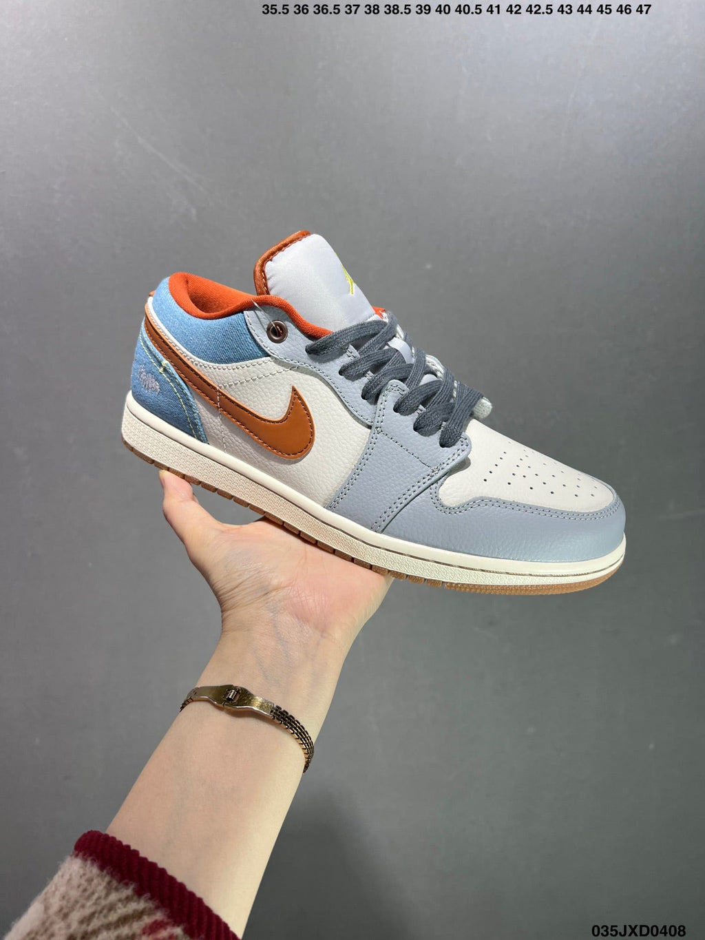 NIKE JORDAN 1 LOW PHANTOM DENIM (W)