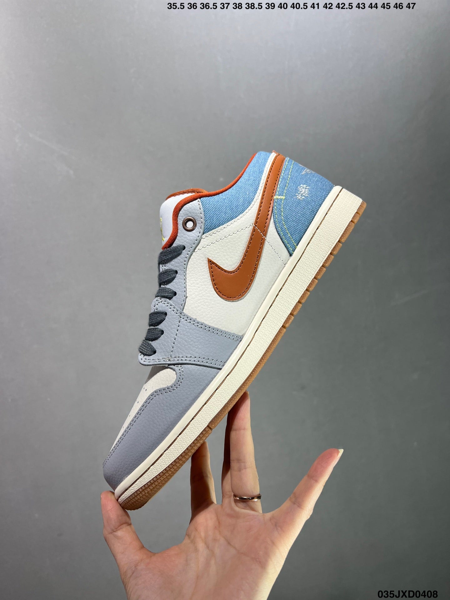 NIKE JORDAN 1 LOW PHANTOM DENIM (W)