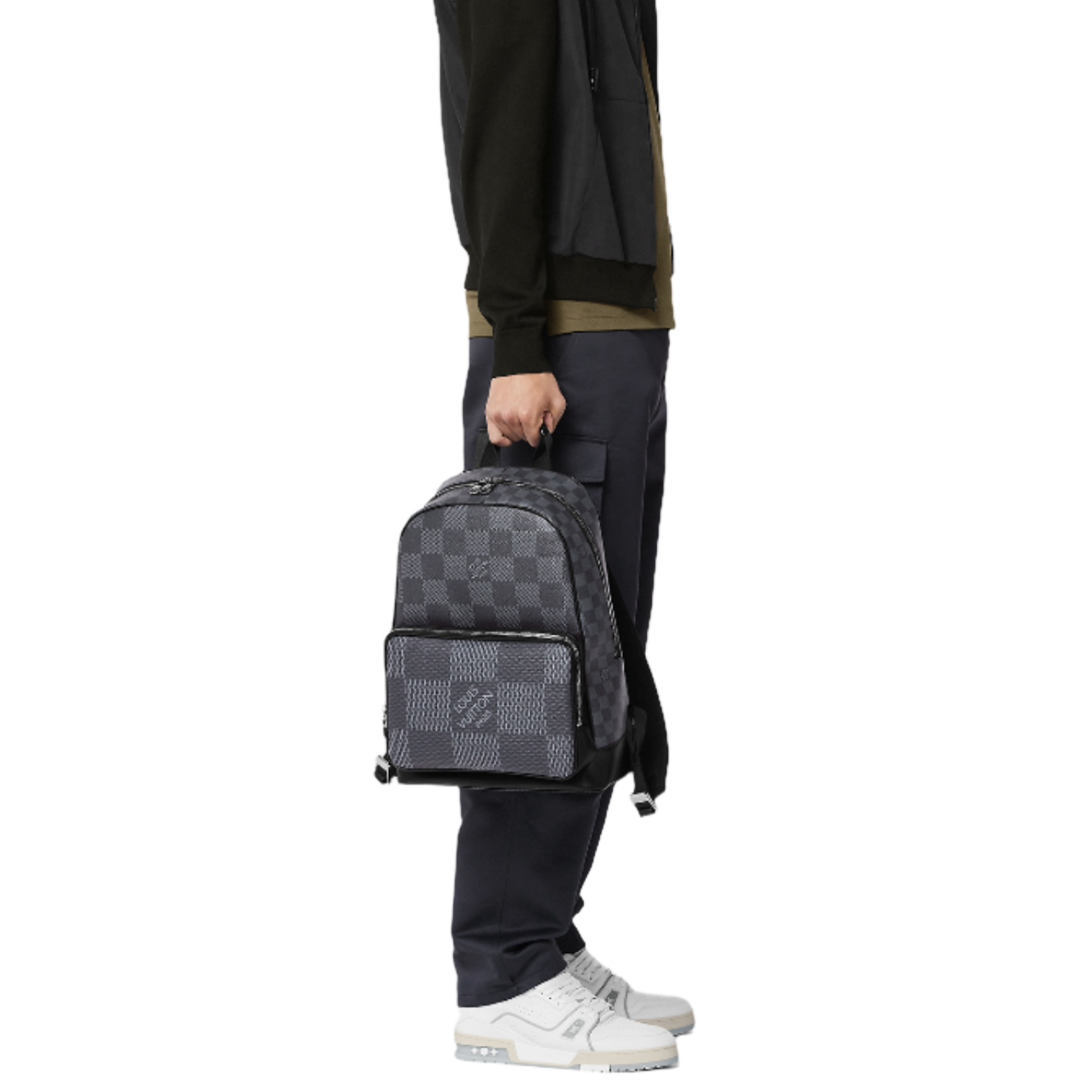 Louis Vuitton Campus Backpack black grey