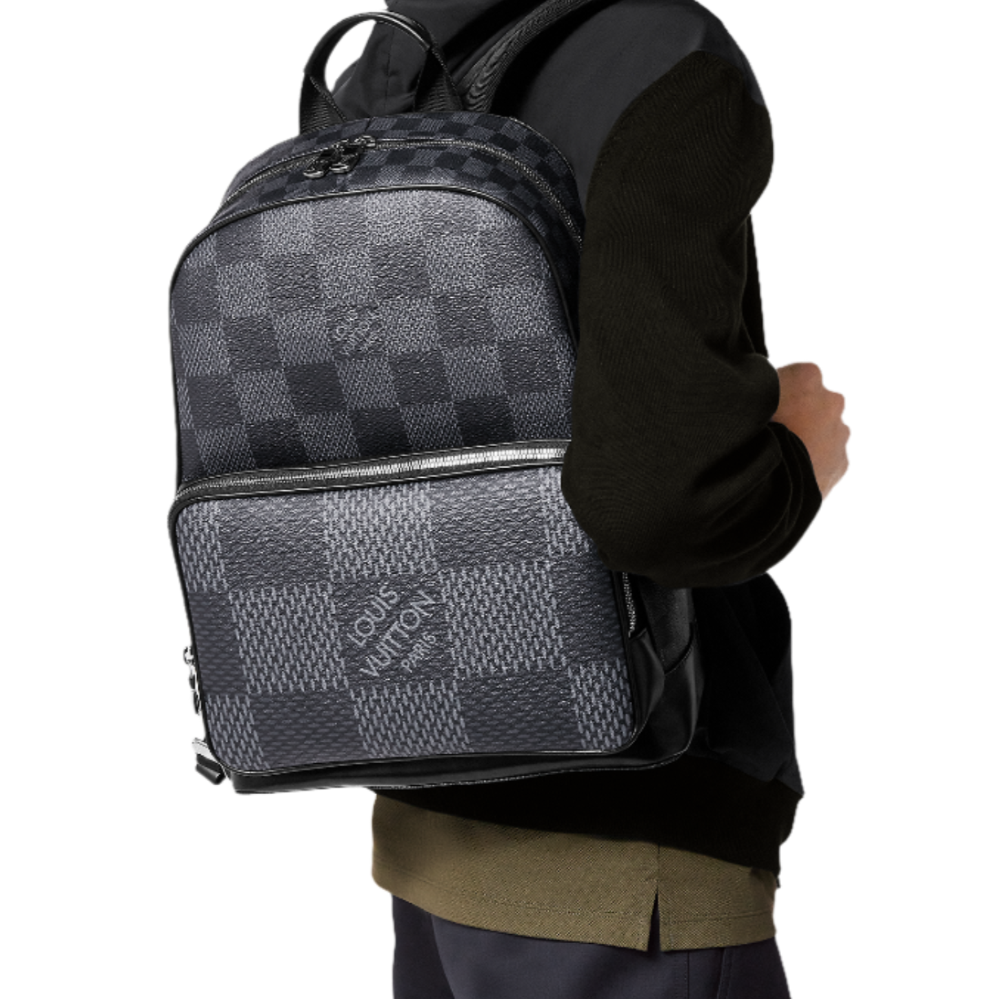 Louis Vuitton Campus Backpack black grey