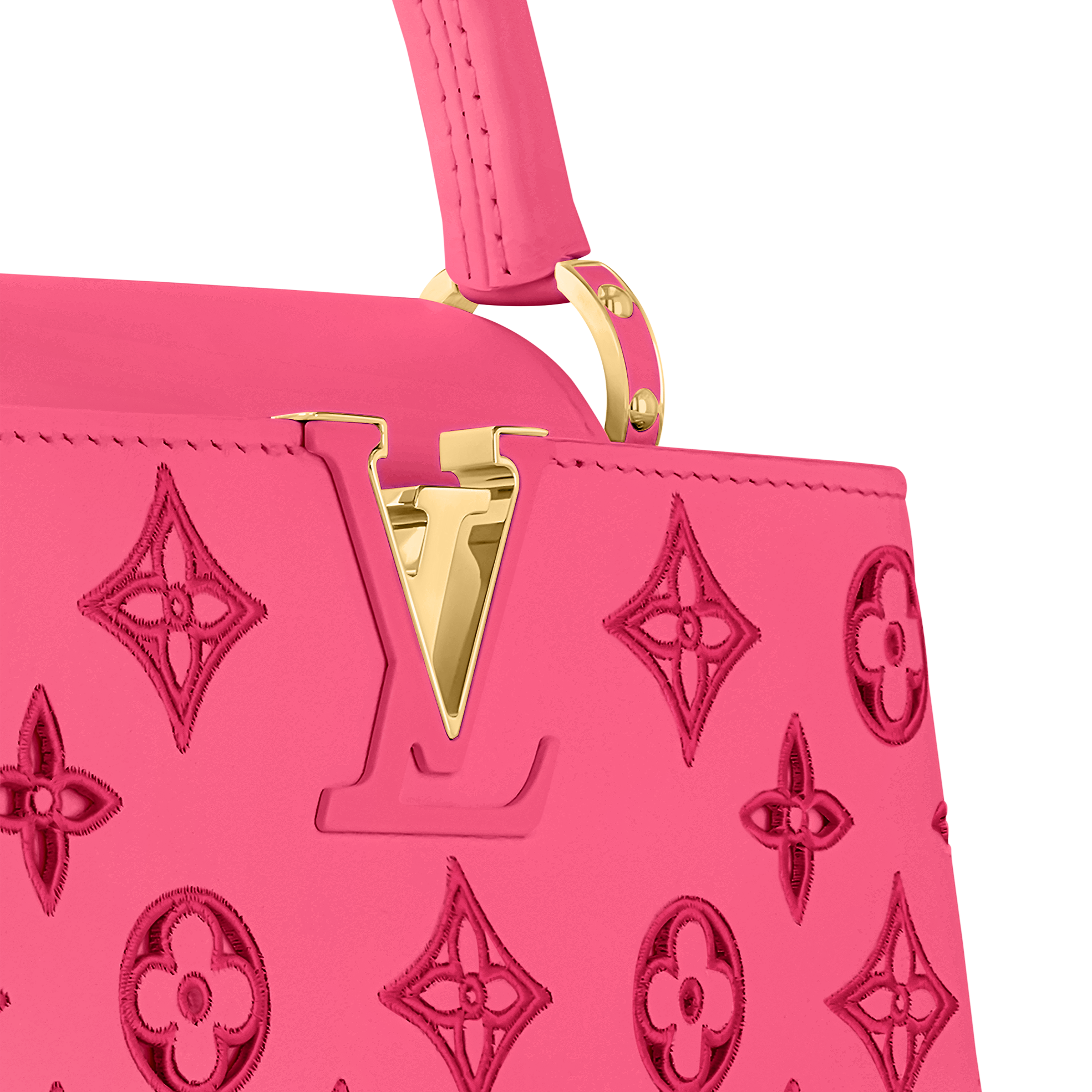 LOUIS VUITTON Capucines BB MNII PINKY