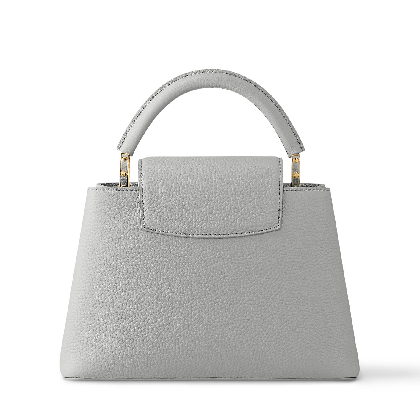 LOUIS VUITTON Capucines BB Silver grey