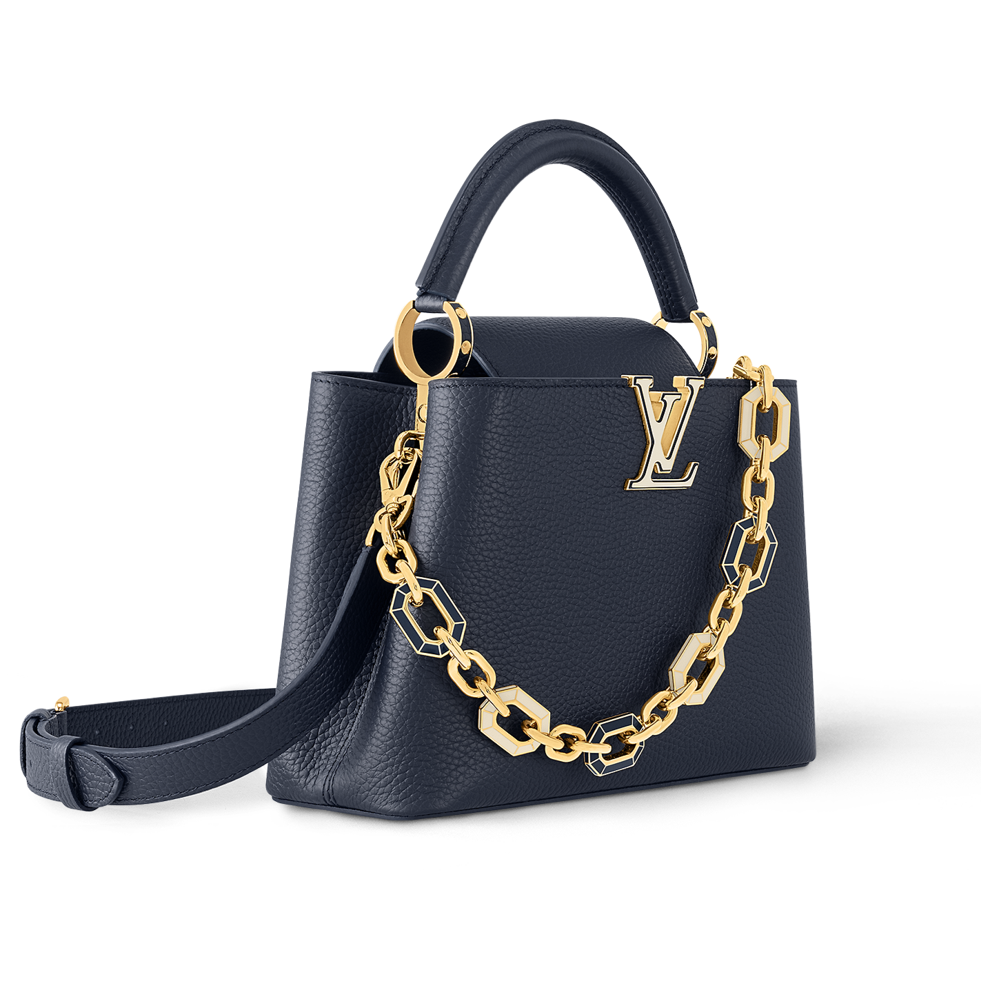 LOUIS VUITTON Capucines  NAVY