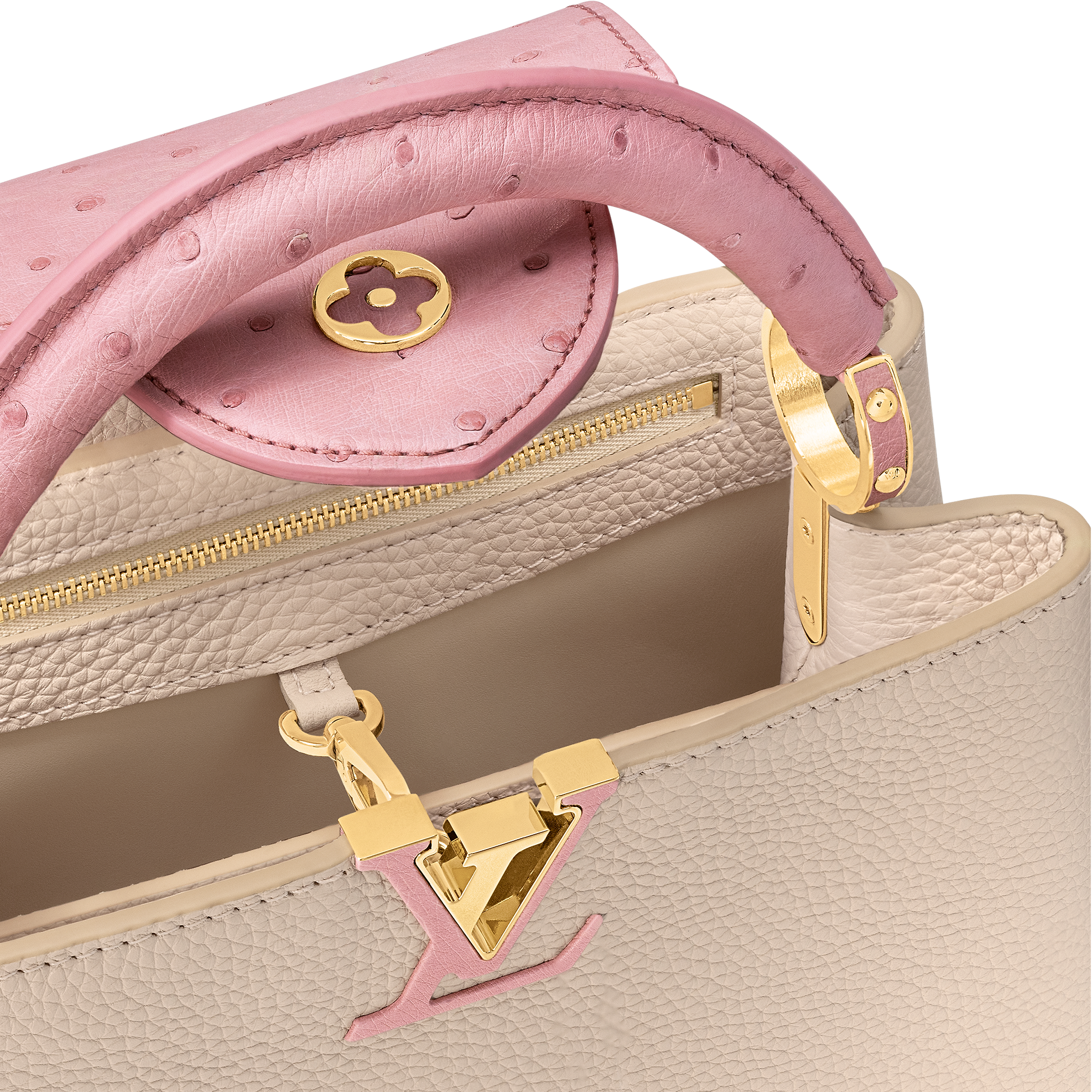 LOUIS VUITTON Capucines BB Pink