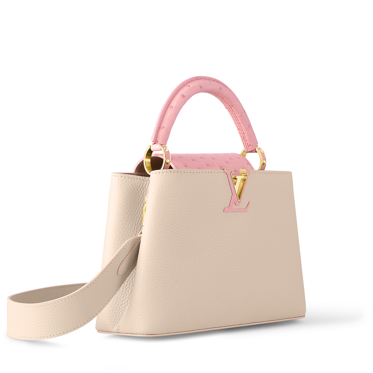 LOUIS VUITTON Capucines BB Pink