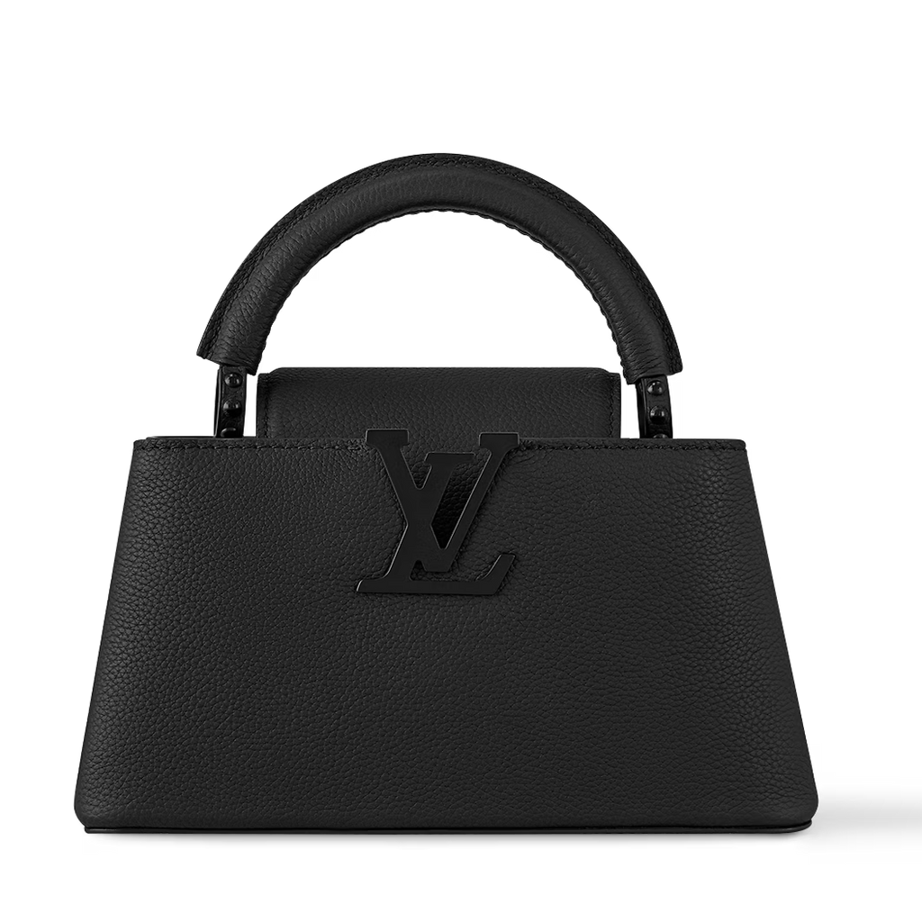 LOUIS VUITTON Capucines EAST WEST Midnight Black