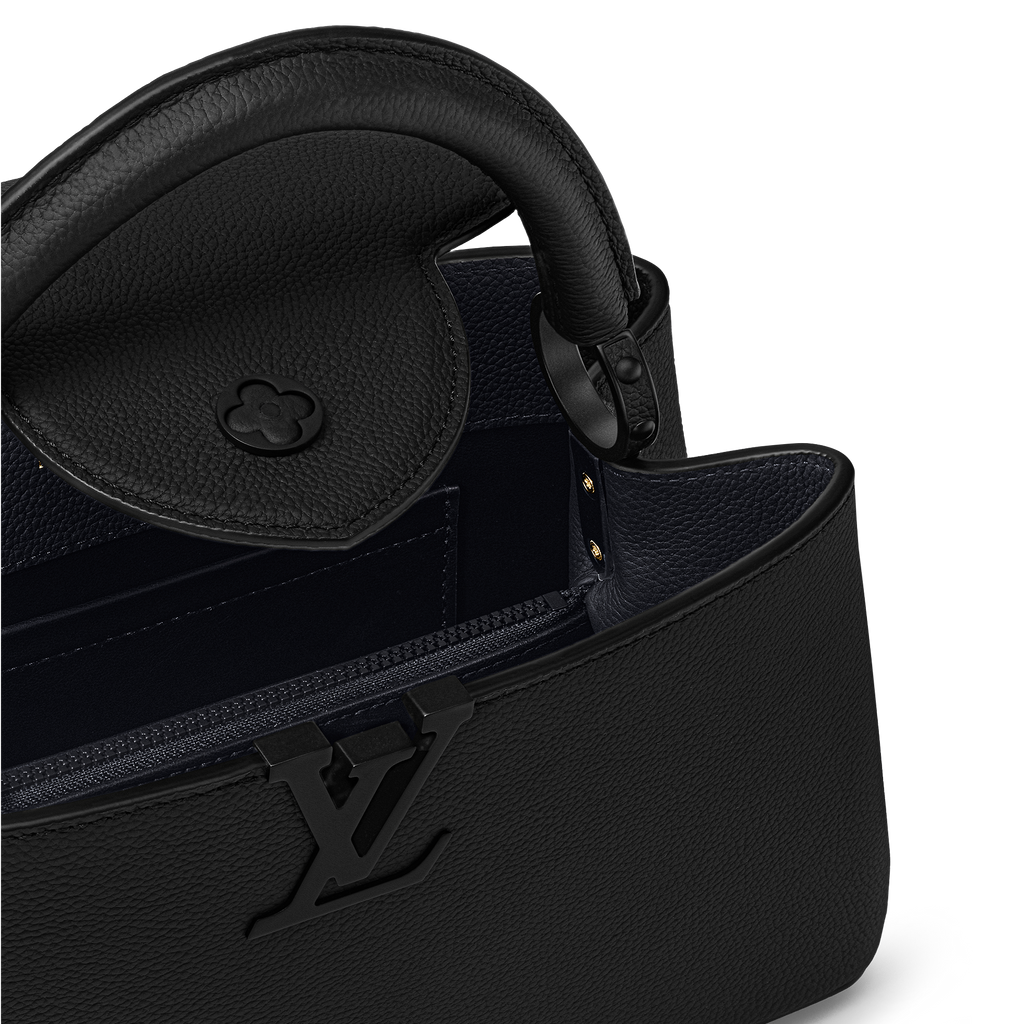 LOUIS VUITTON Capucines EAST WEST Midnight Black