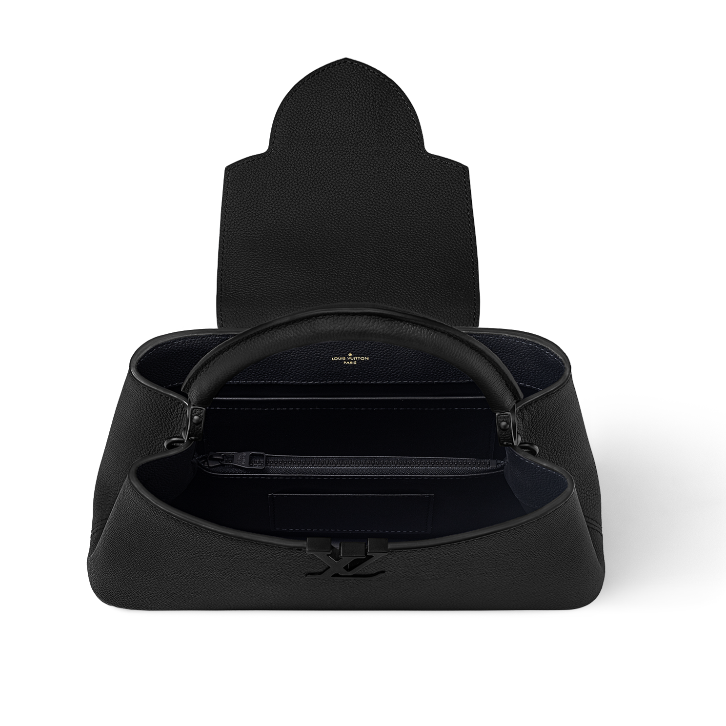 LOUIS VUITTON Capucines EAST WEST Midnight Black
