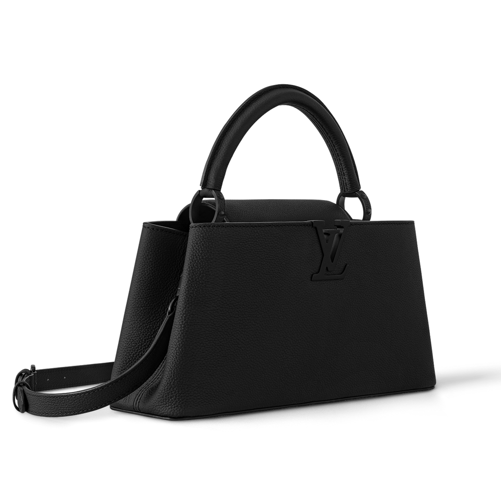 LOUIS VUITTON Capucines EAST WEST Midnight Black
