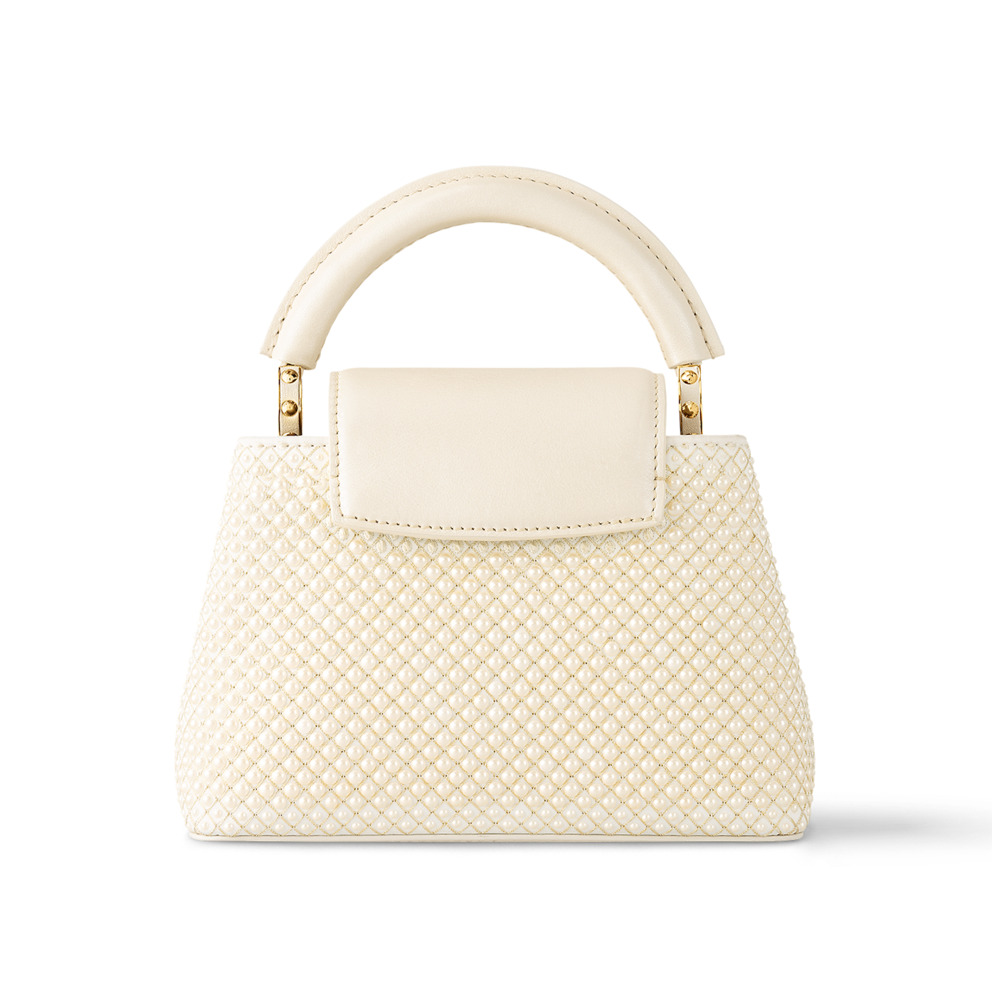 LOUIS VUITTON Capucines BB Golden yellow