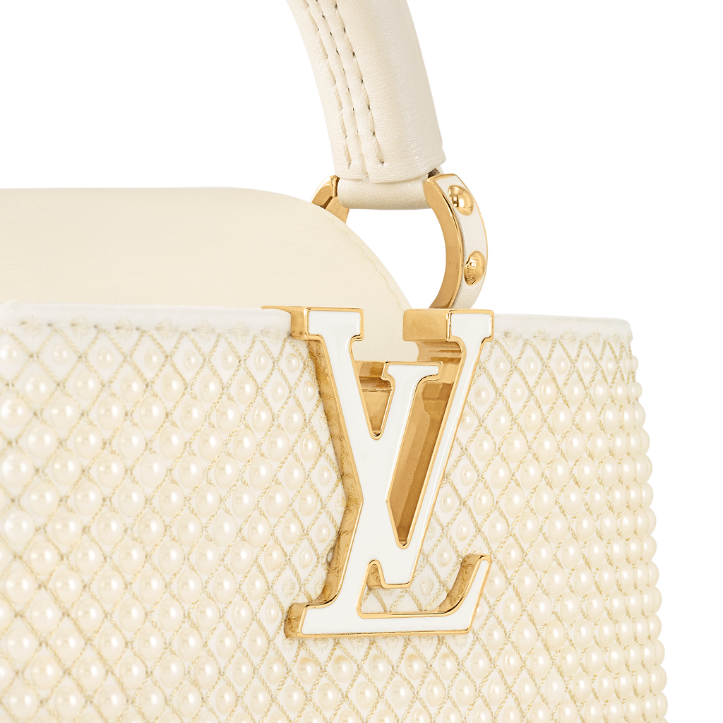 LOUIS VUITTON Capucines BB Golden yellow