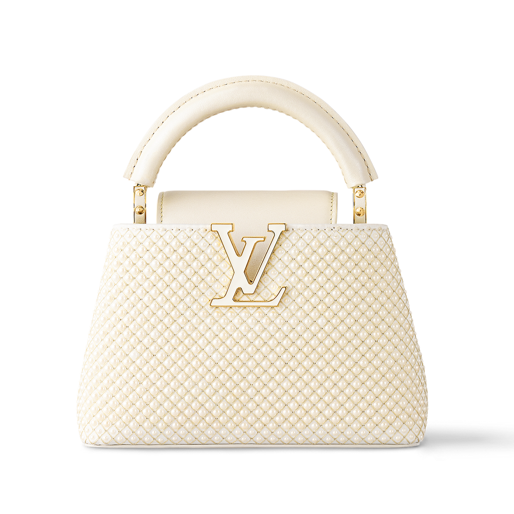LOUIS VUITTON Capucines BB Golden yellow