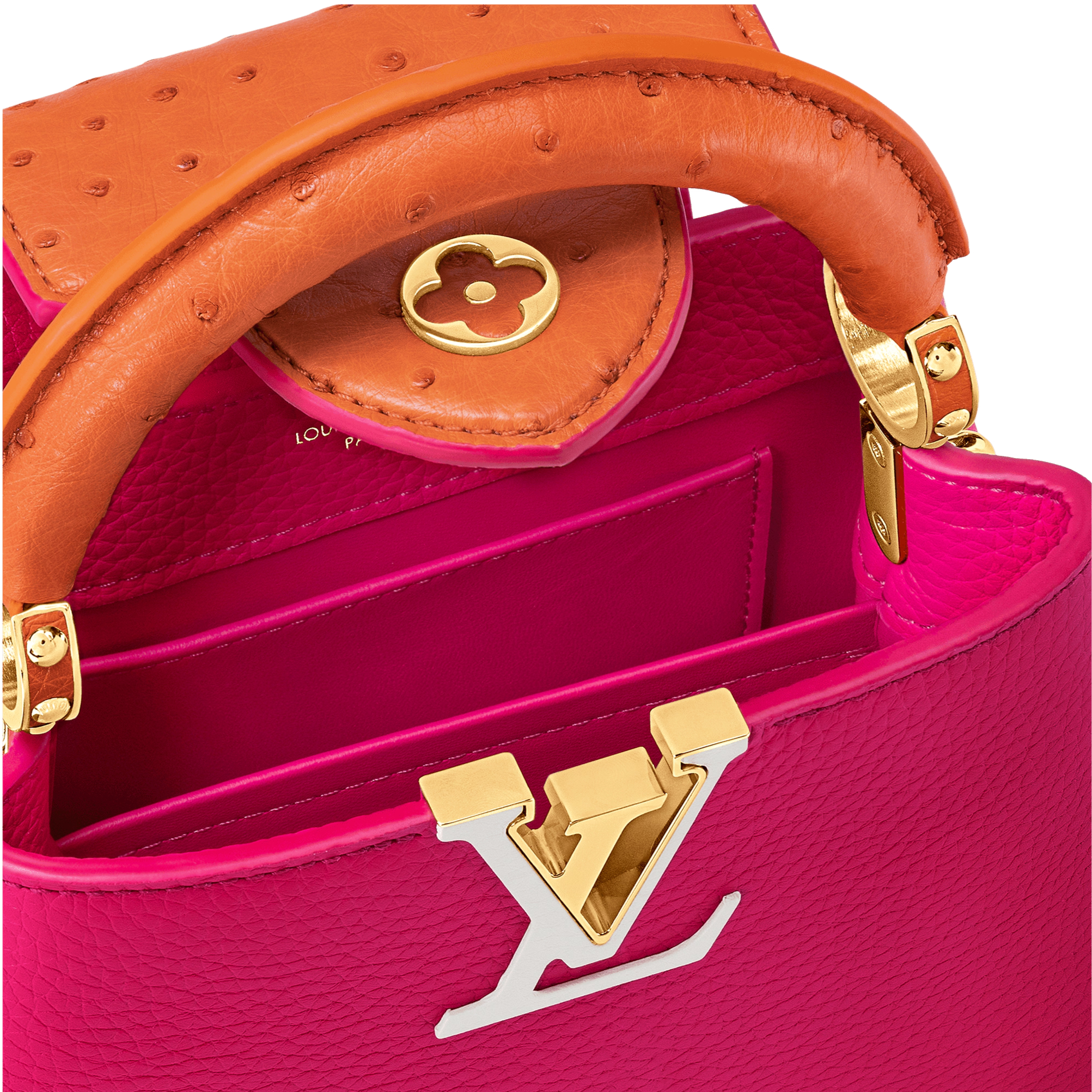LOUIS VUITTON Capucines BB MNII ROSE