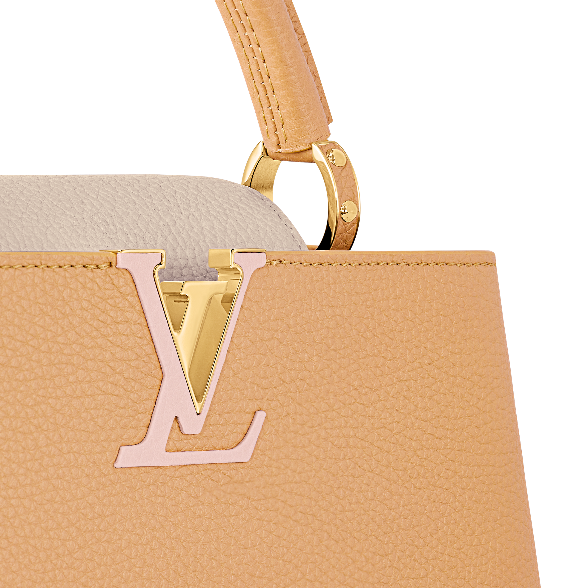 LOUIS VUITTON Capucines BB MNII GOLDEN BROWN