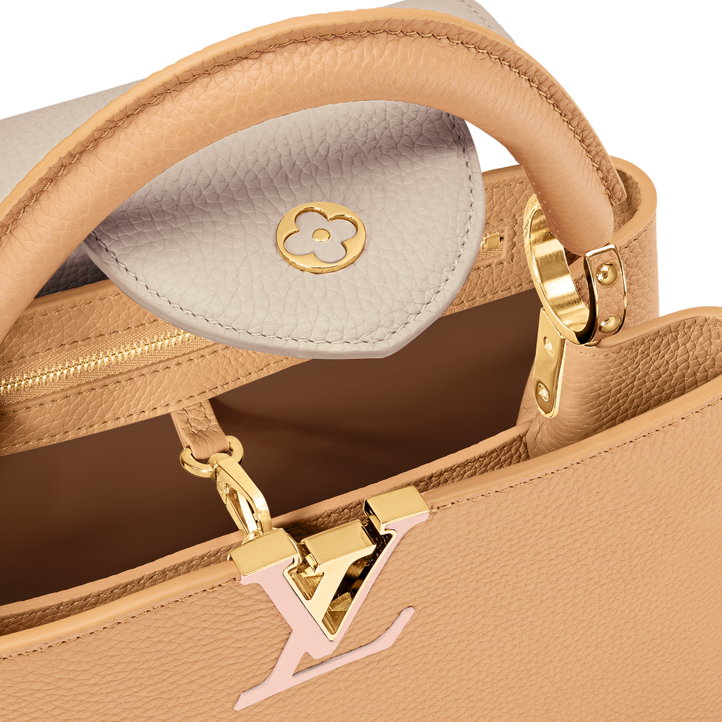 LOUIS VUITTON Capucines BB MNII GOLDEN BROWN