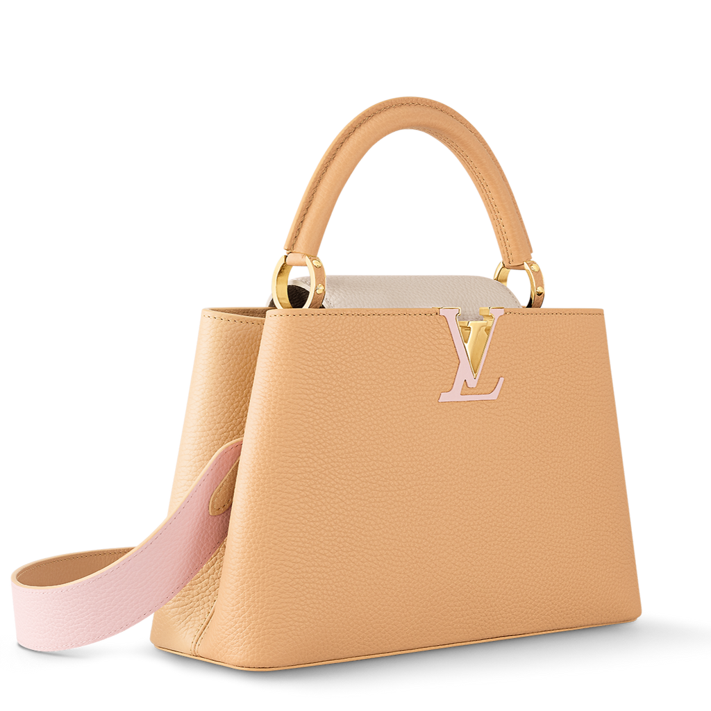 LOUIS VUITTON Capucines BB MNII GOLDEN BROWN