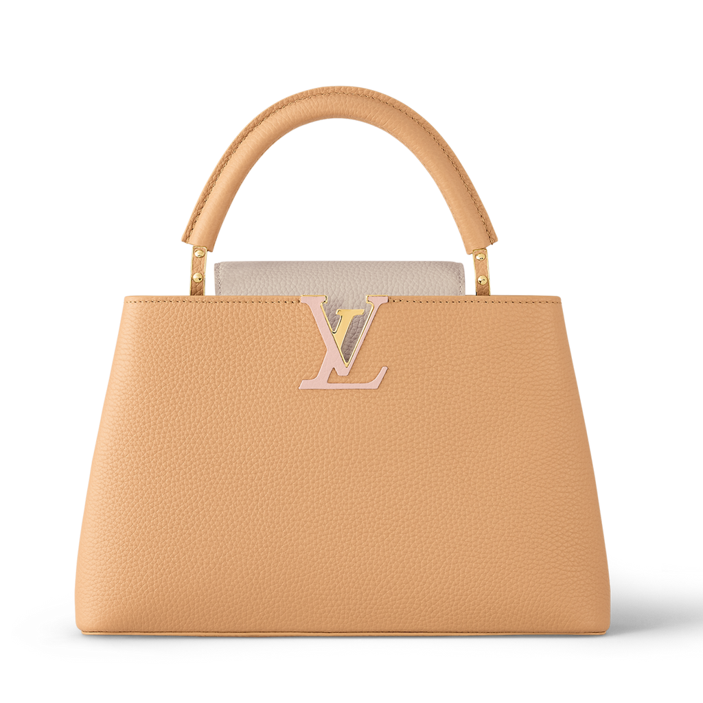 LOUIS VUITTON Capucines BB MNII GOLDEN BROWN