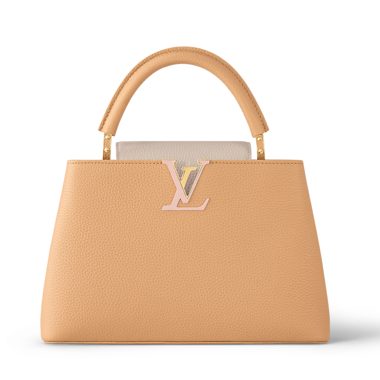 LOUIS VUITTON Capucines BB MNII GOLDEN BROWN
